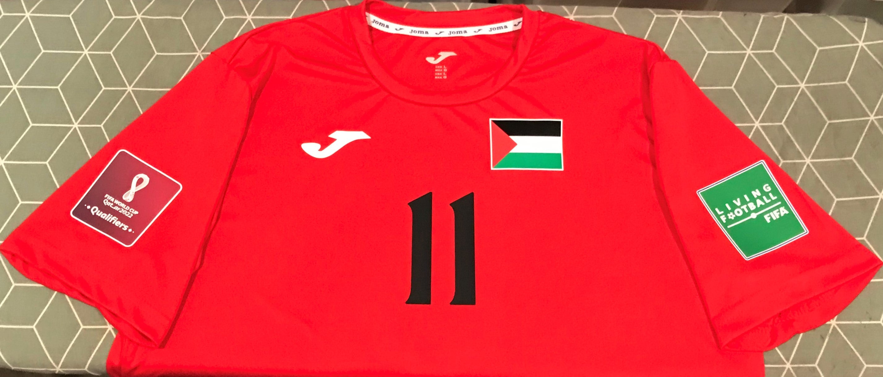 Palestine 2020-21 Home (#11- O. DABBAGH) Jersey/Shirt