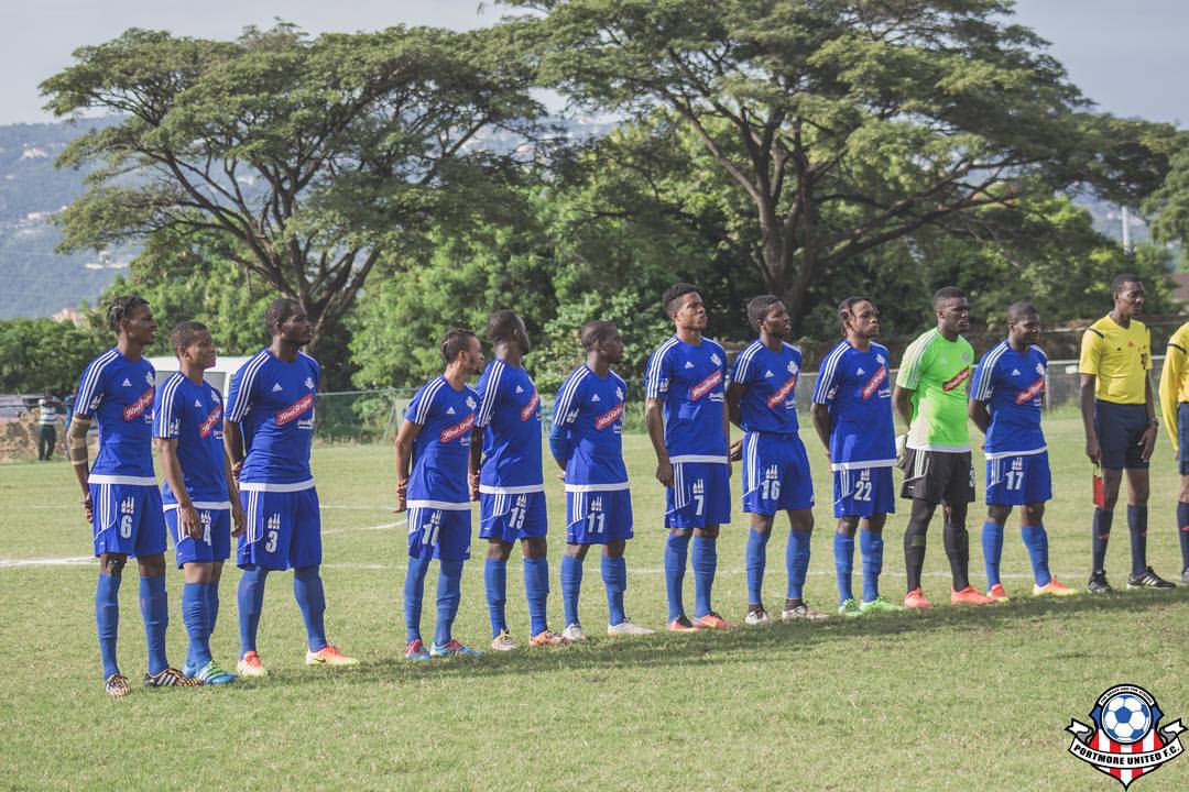 Portmore United 2018-19 Home (#8- MORRIS) Jersey/Shirt