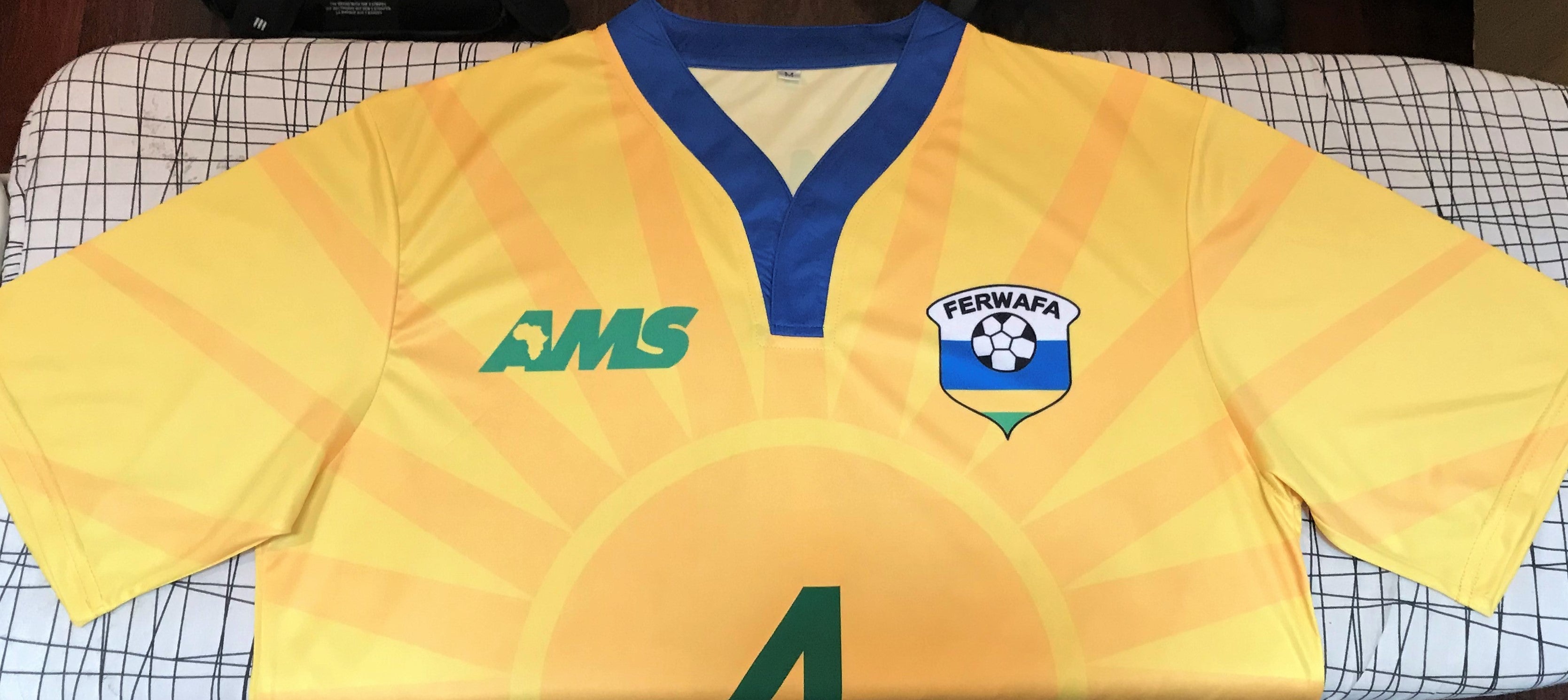 Rwanda 2015 Home (BIZIMANA #4) Jersey/Shirt
