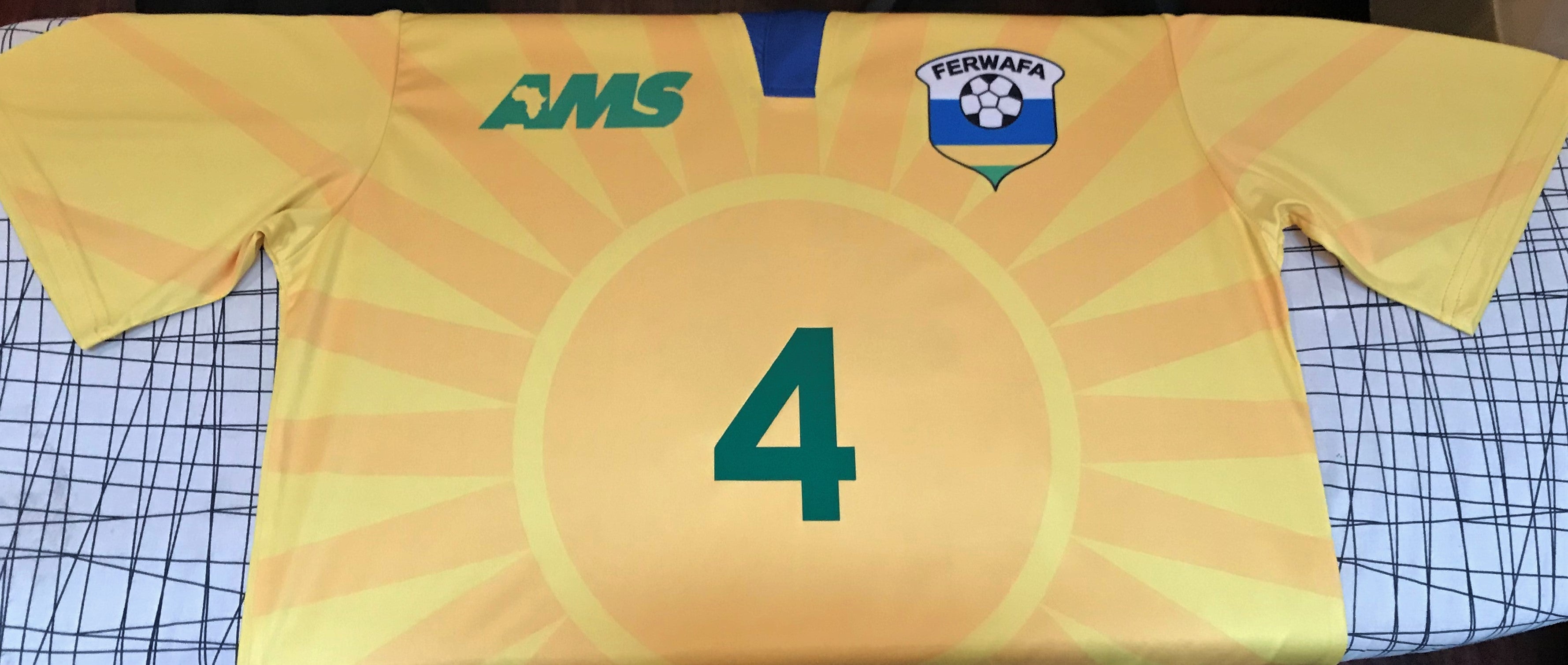 Rwanda 2015 Home (BIZIMANA #4) Jersey/Shirt