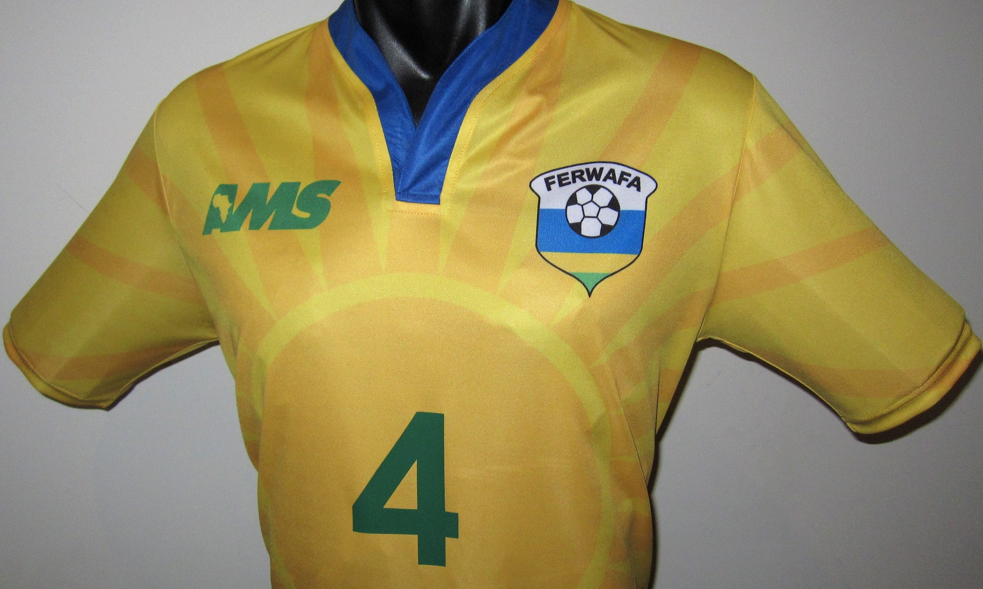 Rwanda 2015 Home (BIZIMANA #4) Jersey/Shirt