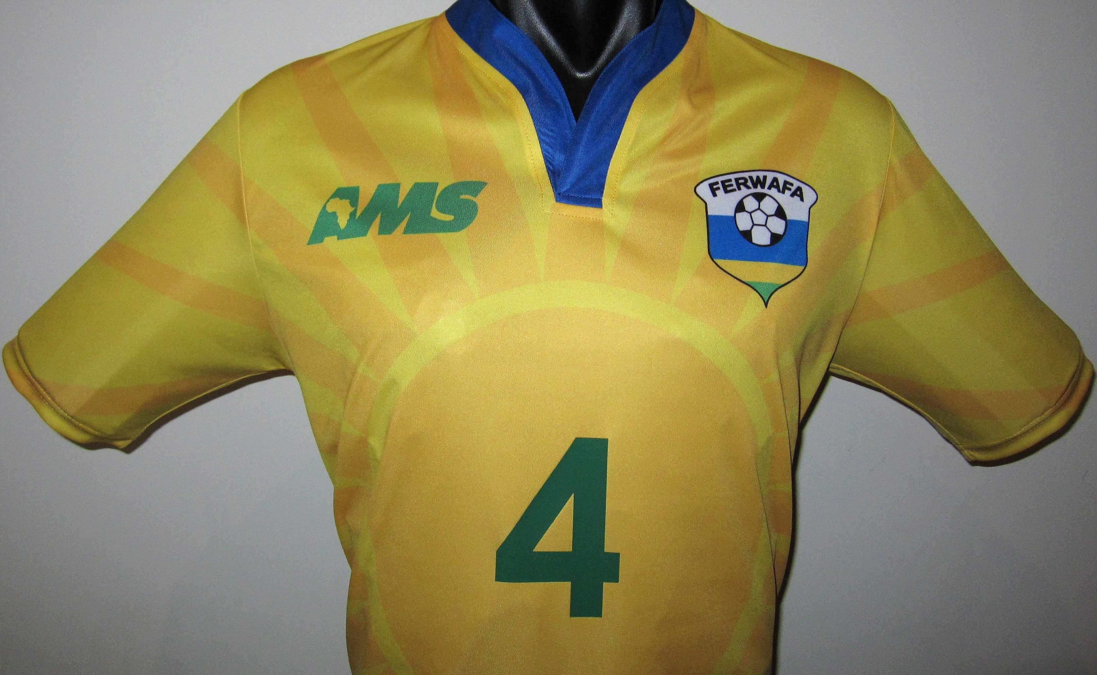 Rwanda 2015 Home (BIZIMANA #4) Jersey/Shirt