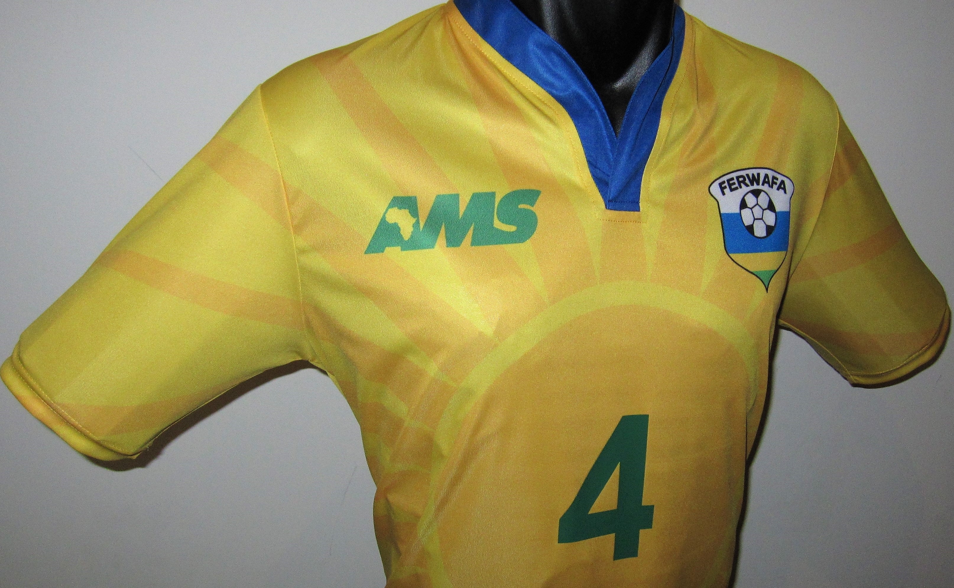 Rwanda 2015 Home (BIZIMANA #4) Jersey/Shirt