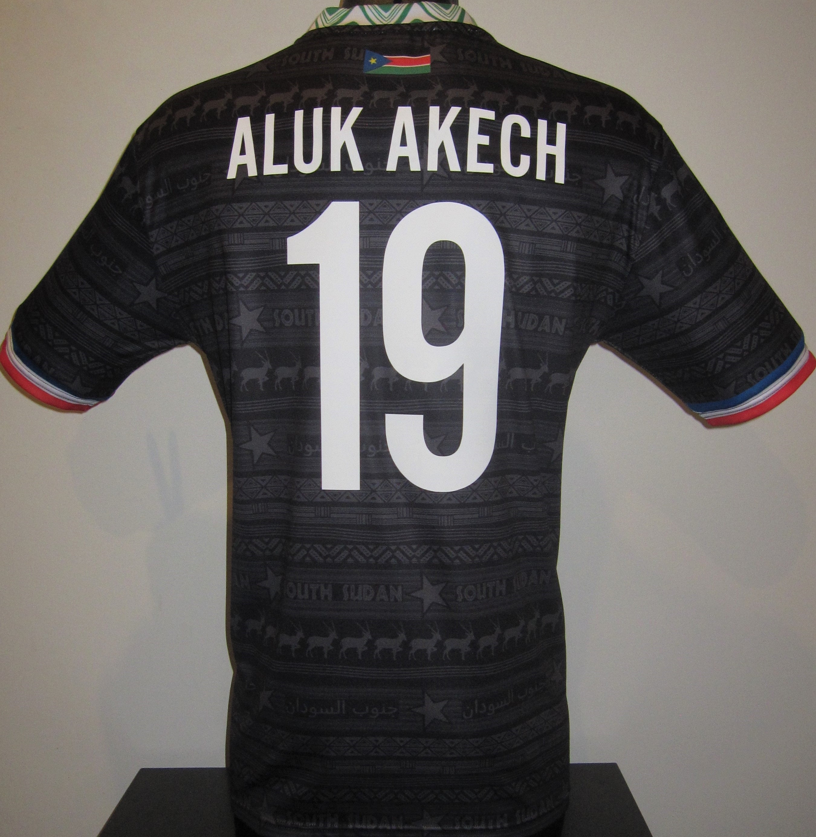 South Sudan 2017-18 Third (ALUK AKECH #19) Jersey/Shirt