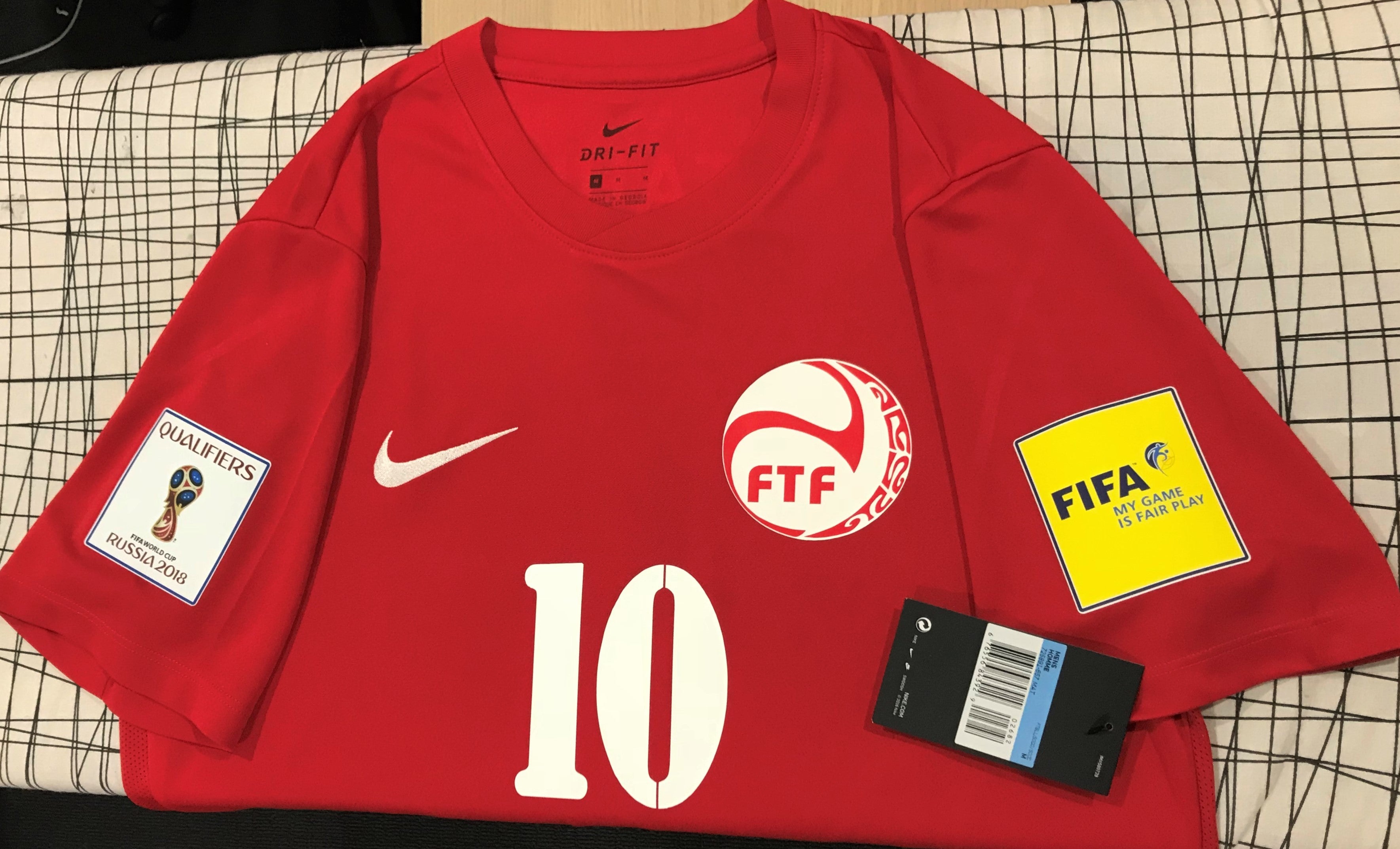 Tahiti 2016-17 Home (#10- TEHAU) Jersey/Shirt