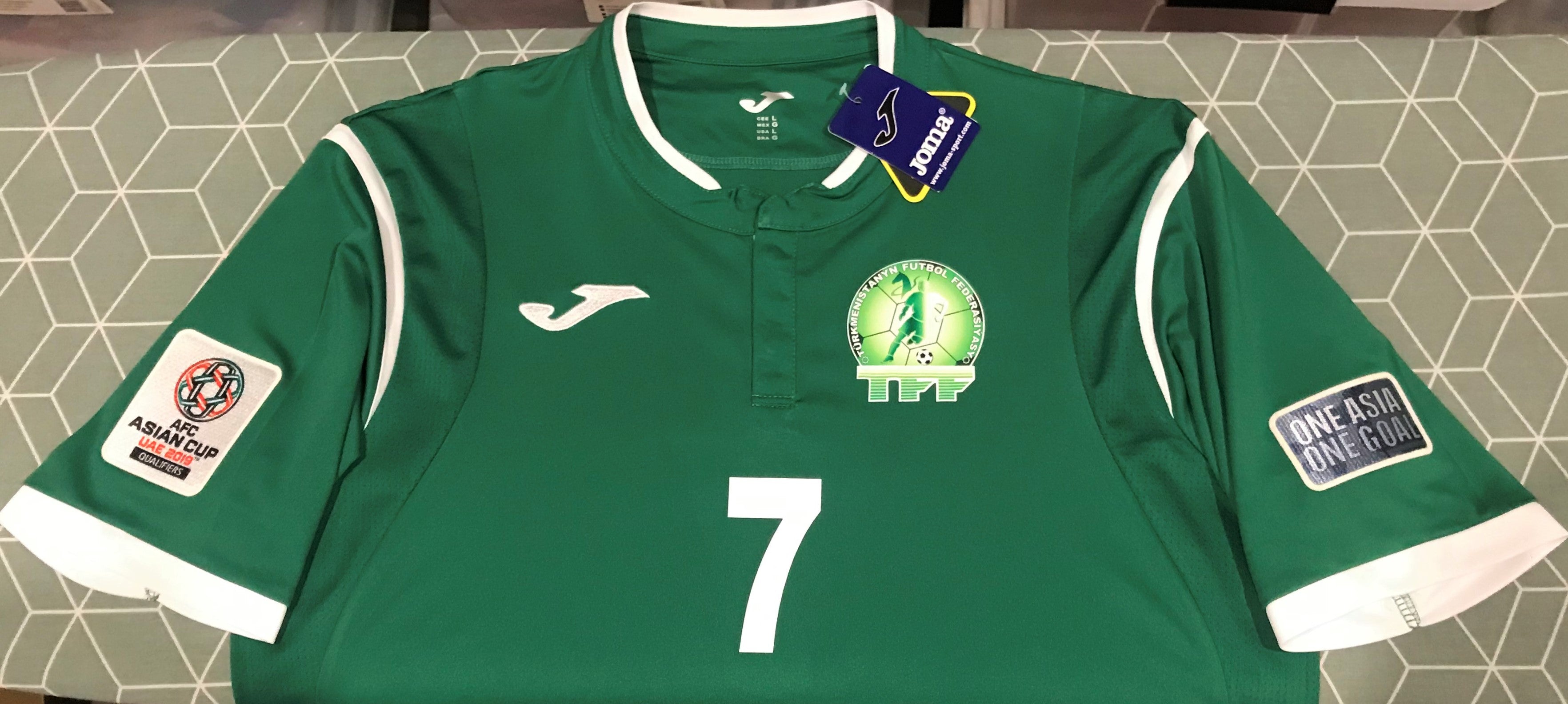 Turkmenistan 2018 Home (AMANOV #7) Jersey/Shirt