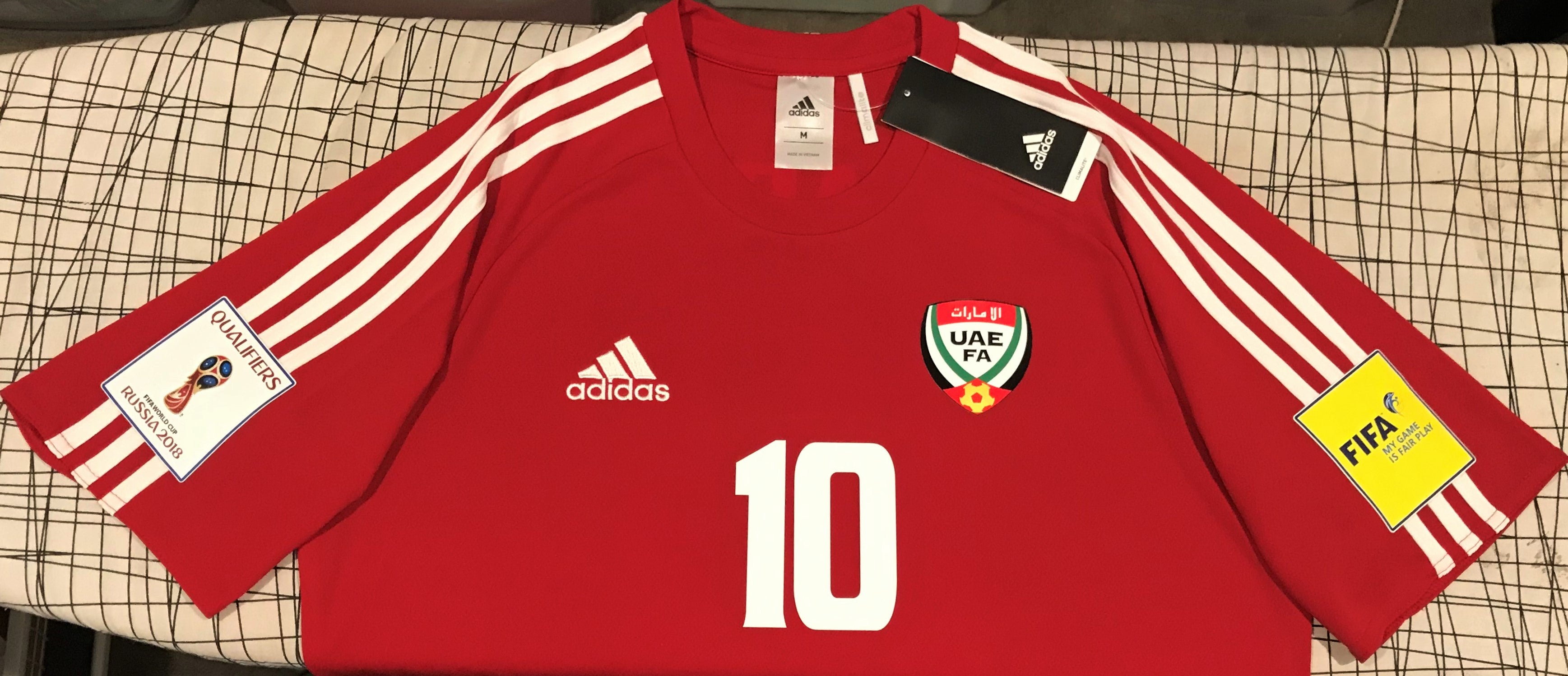 United Arab Emirates 2015 Away (OMAR A. #10) Jersey/Shirt
