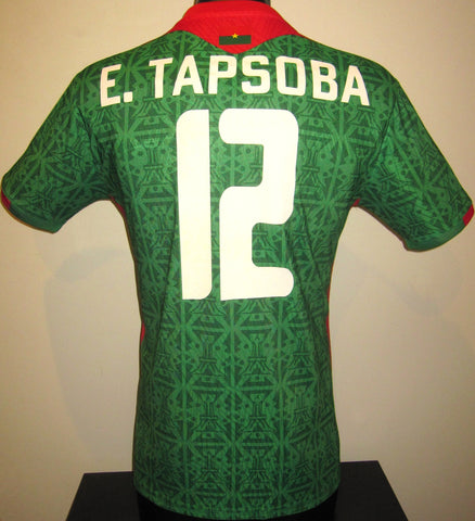 Burkina Faso 2024 Home (E. TAPSOBA #12) Jersey/Shirt