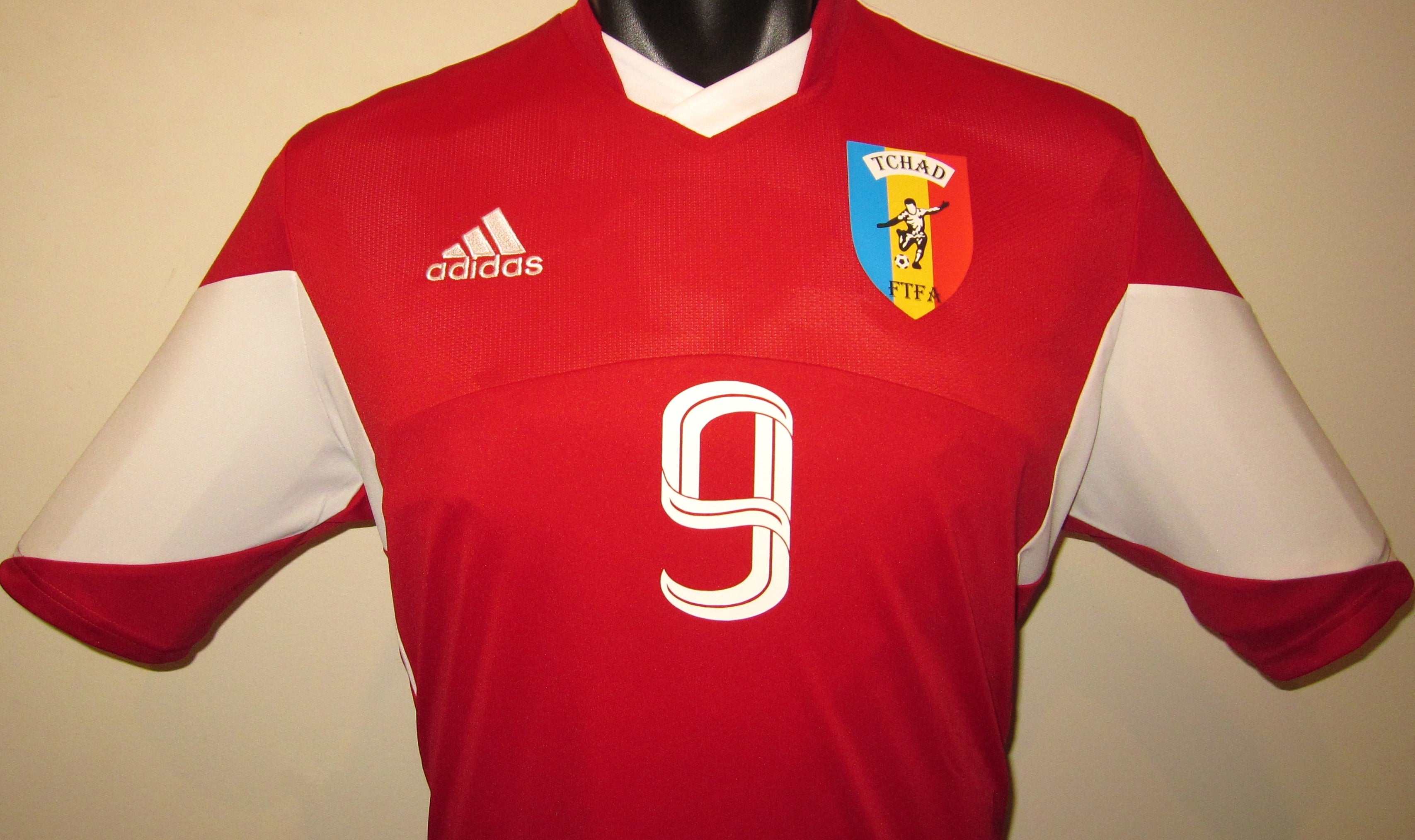 Chad 2013-14 Home (#9- BARTHÉLÉMY) Jersey/Shirt