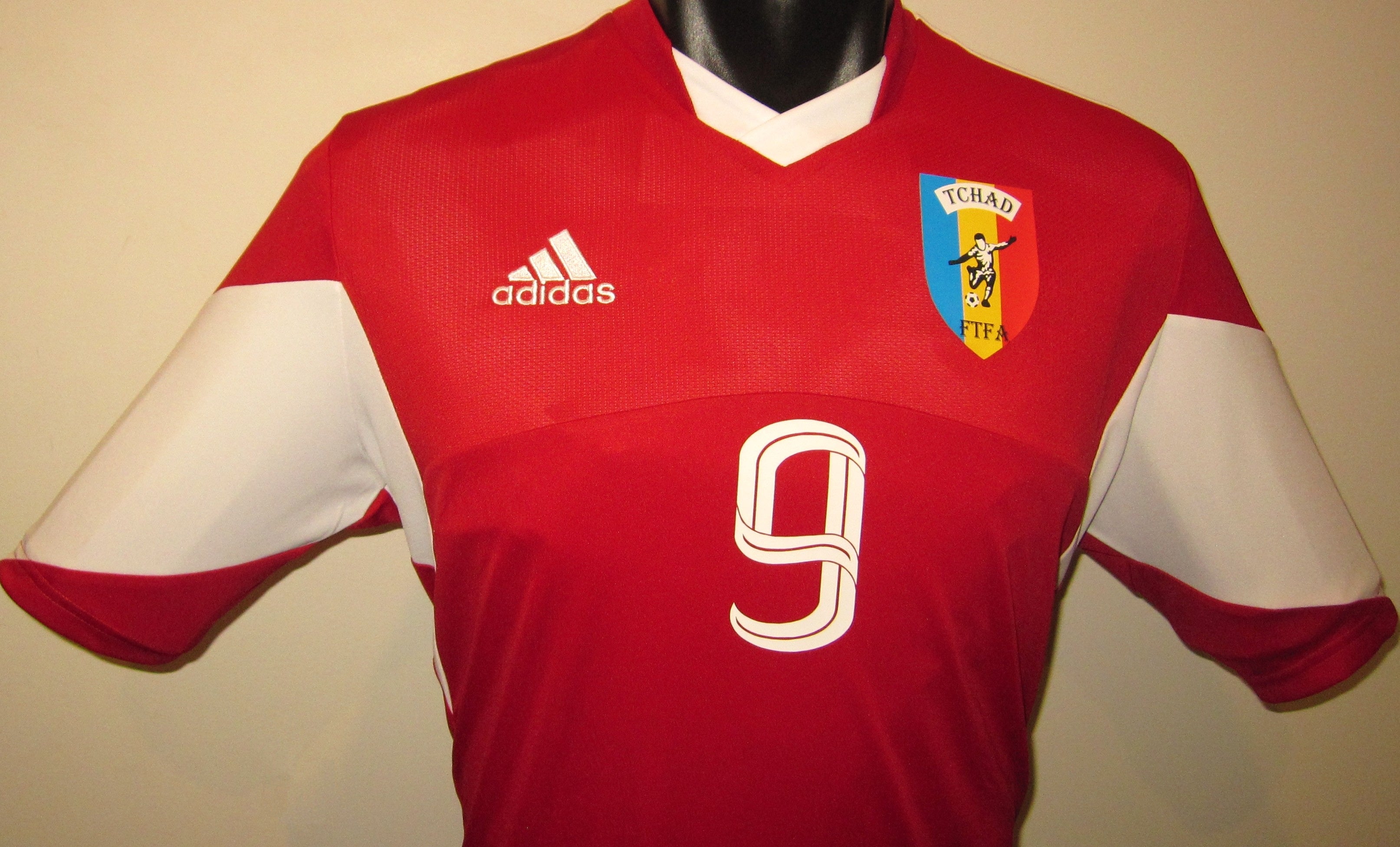 Chad 2013-14 Home (#9- BARTHÉLÉMY) Jersey/Shirt
