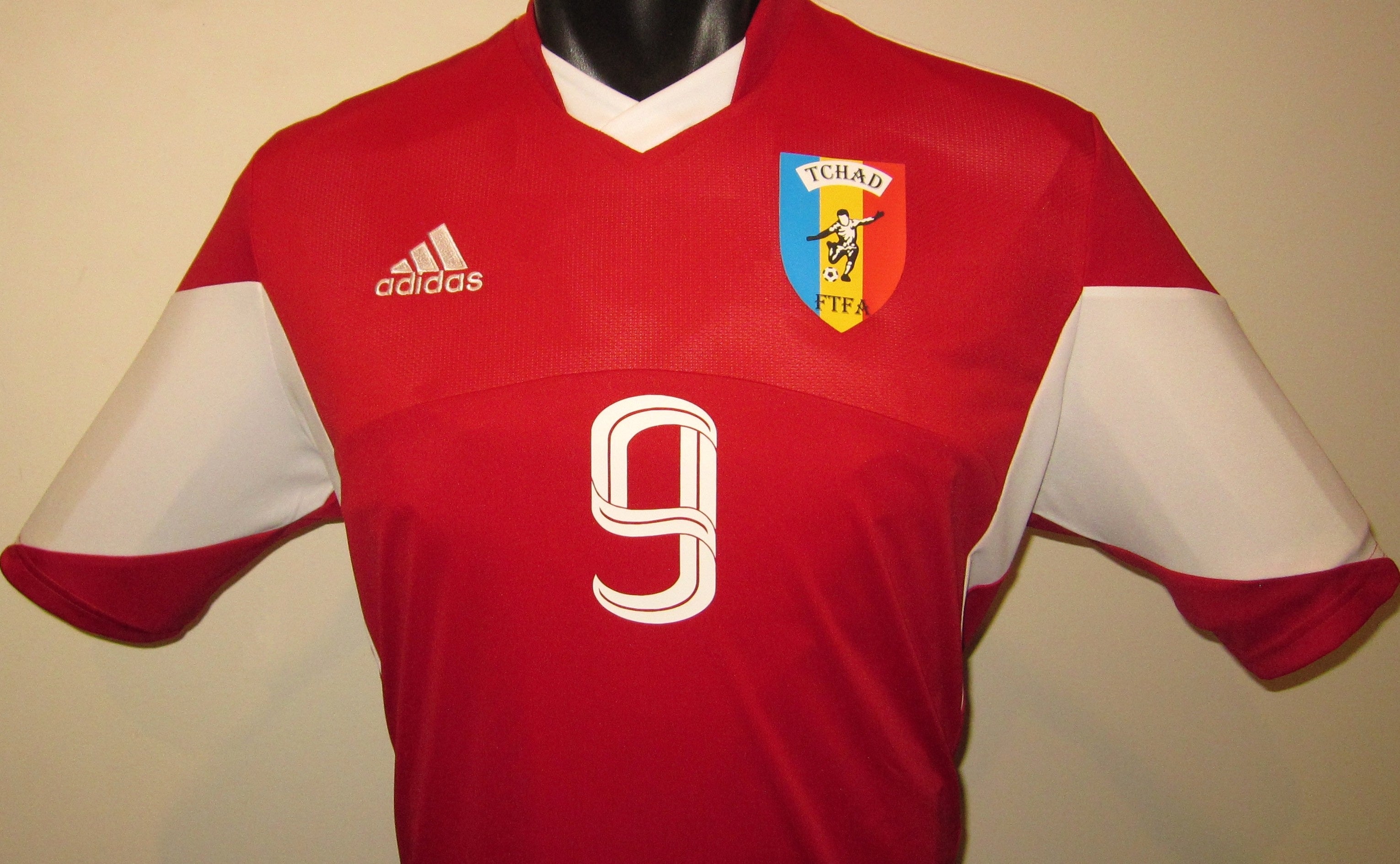 Chad 2013-14 Home (#9- BARTHÉLÉMY) Jersey/Shirt