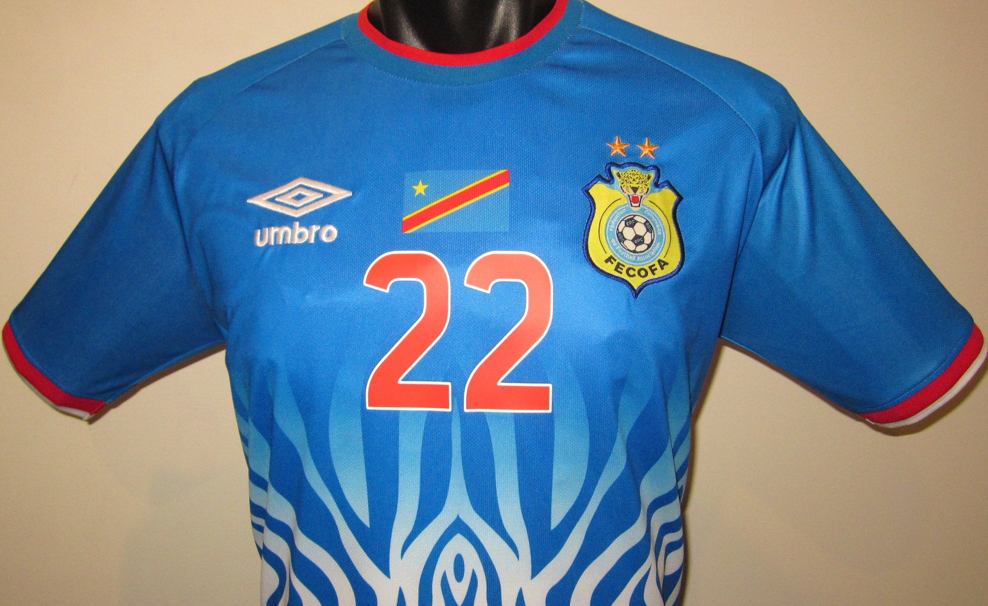 D.R. Congo 2026 Home (MBEMBA #22) Jersey/Shirt