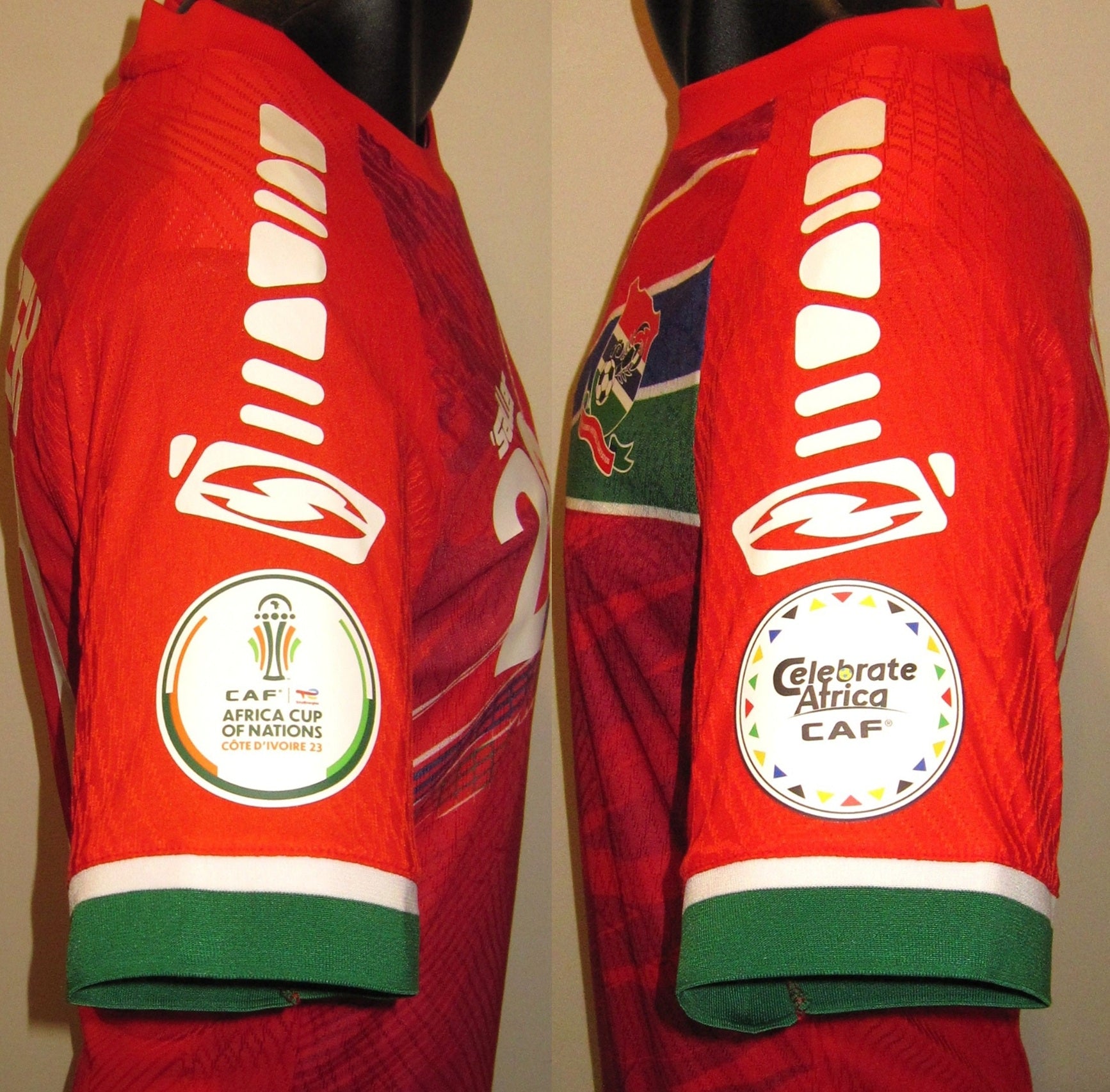 Gambia 2024-25 Home (Y. MINTEH #20) Jersey/Shirt