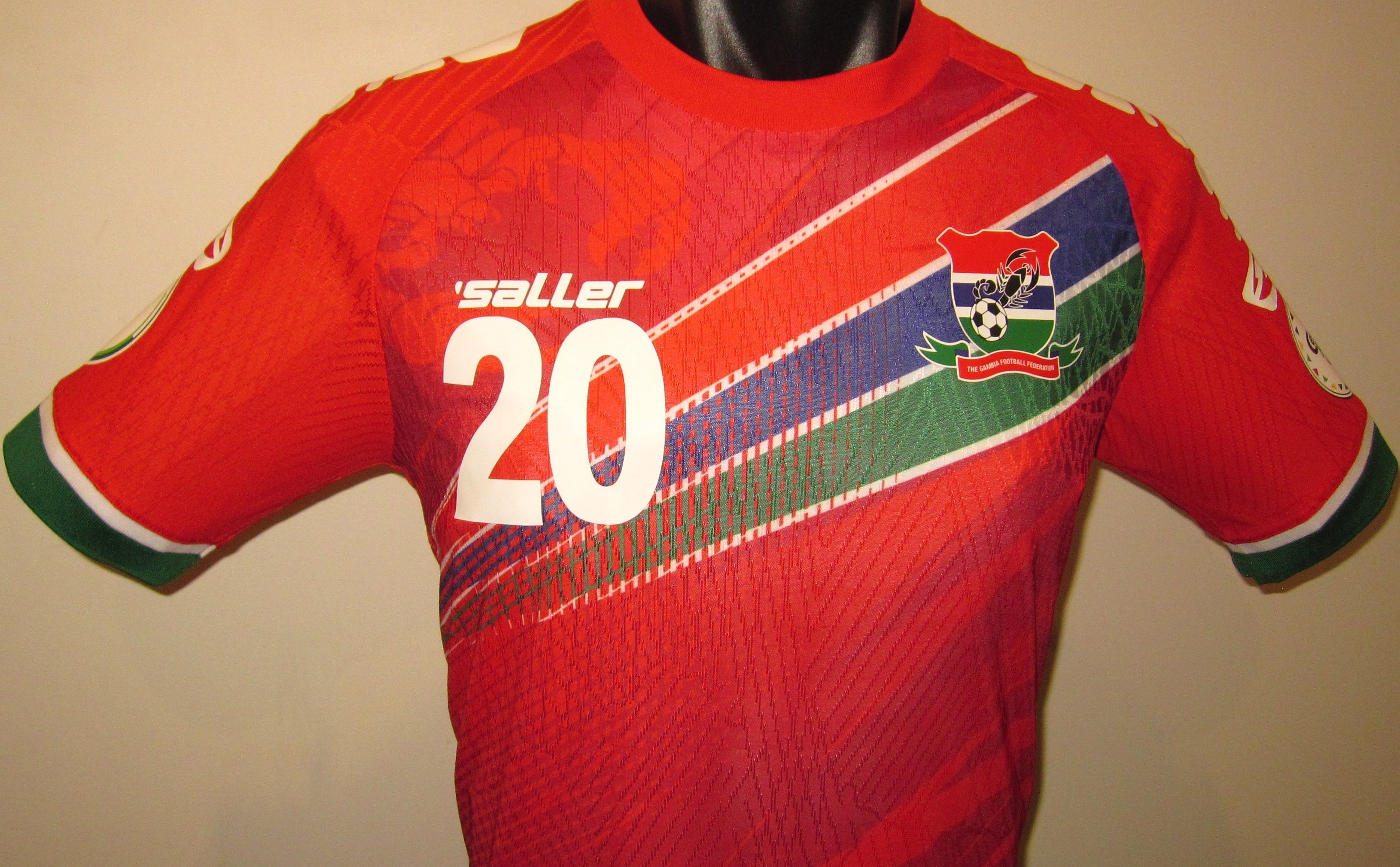 Gambia 2024-25 Home (Y. MINTEH #20) Jersey/Shirt