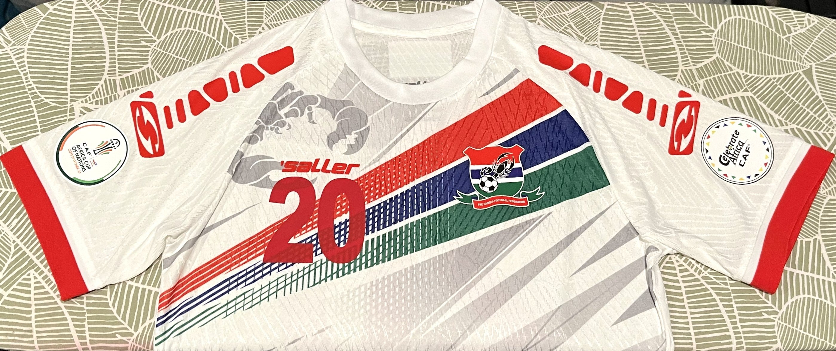 Gambia 2024-25 Away (Y. MINTEH #20) Jersey/Shirt