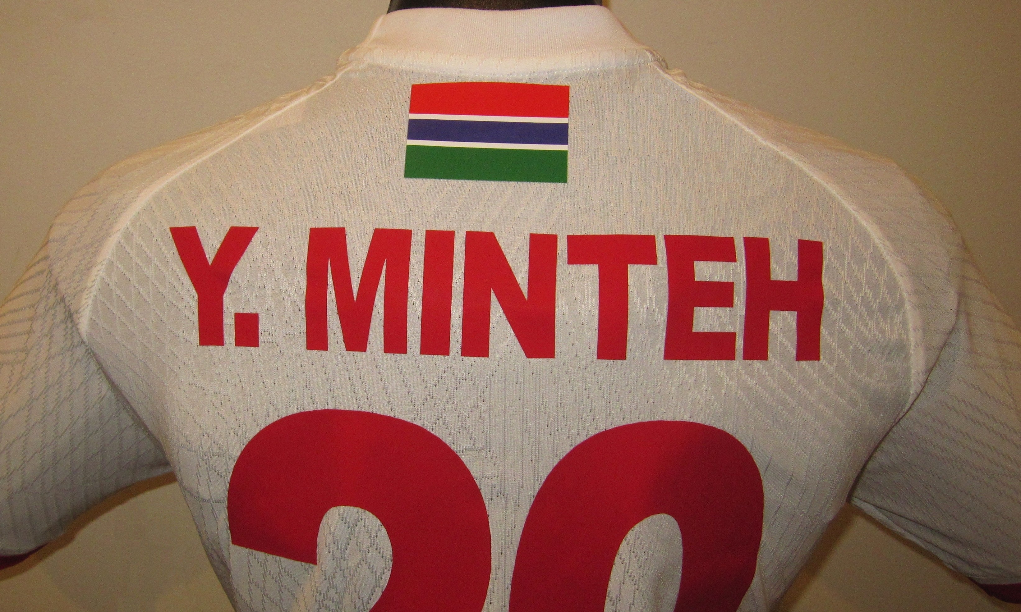 Gambia 2024-25 Away (Y. MINTEH #20) Jersey/Shirt