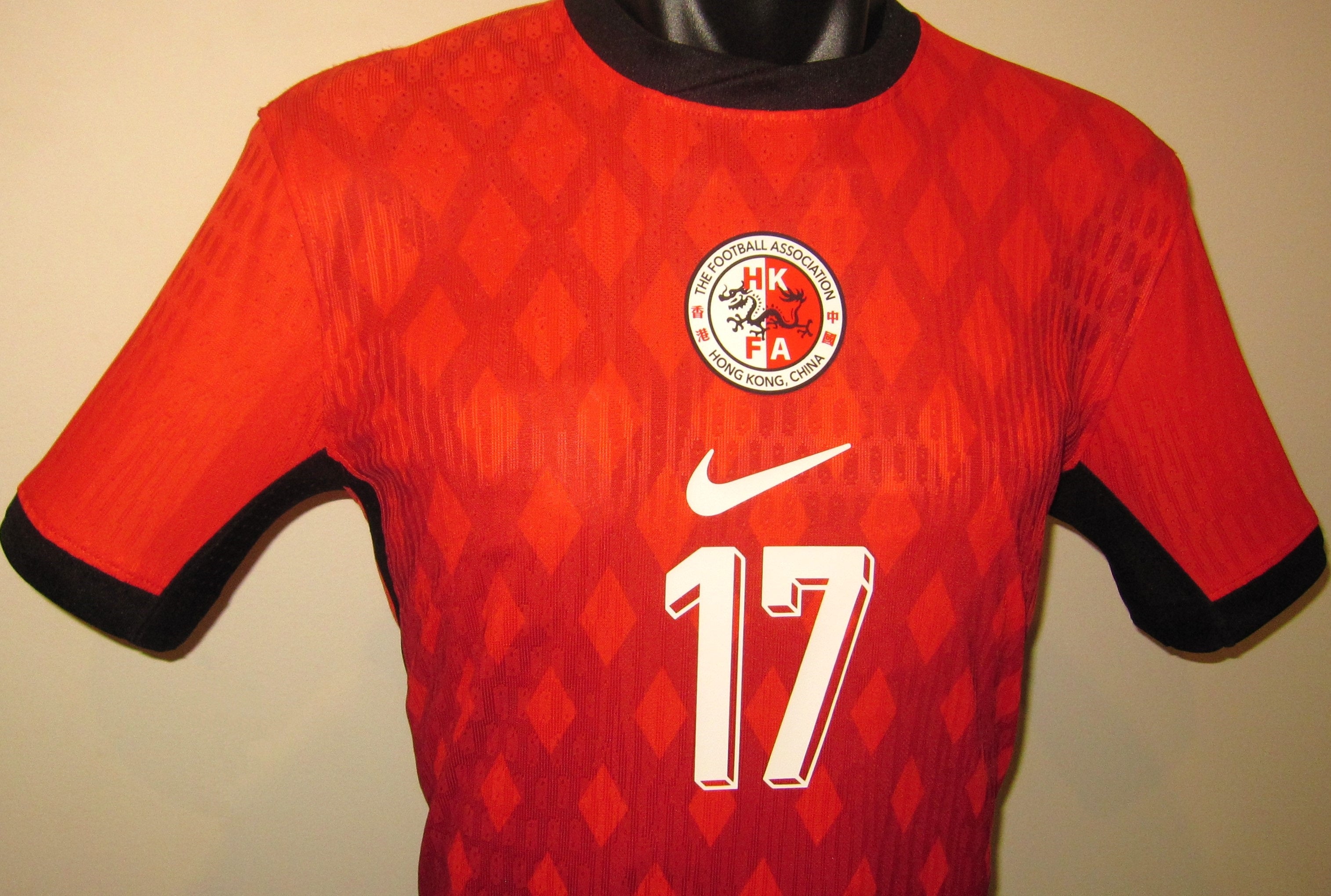 Hong Kong 2024-25 Home (S CHAN #17) Jersey/Shirt