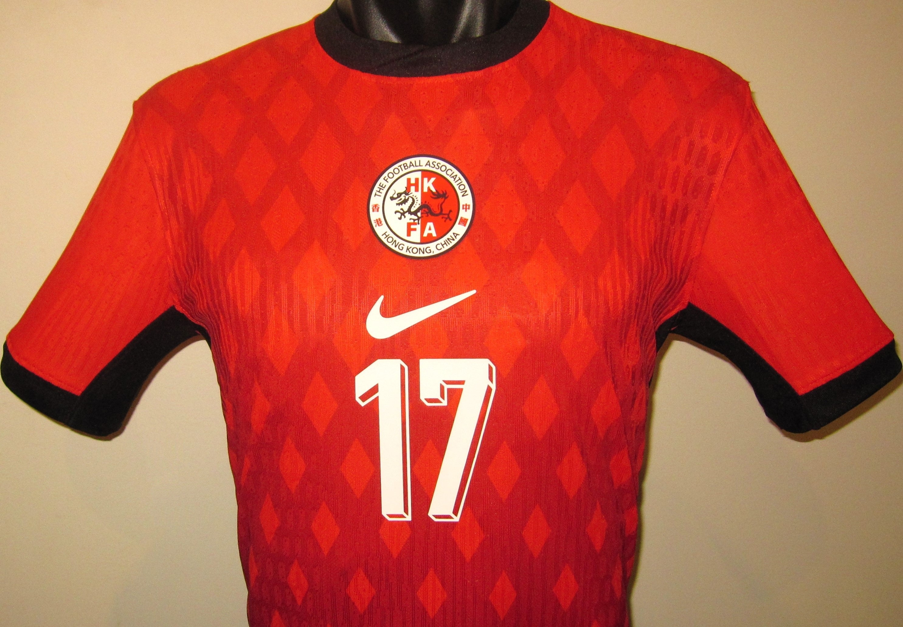 Hong Kong 2024-25 Home (S CHAN #17) Jersey/Shirt