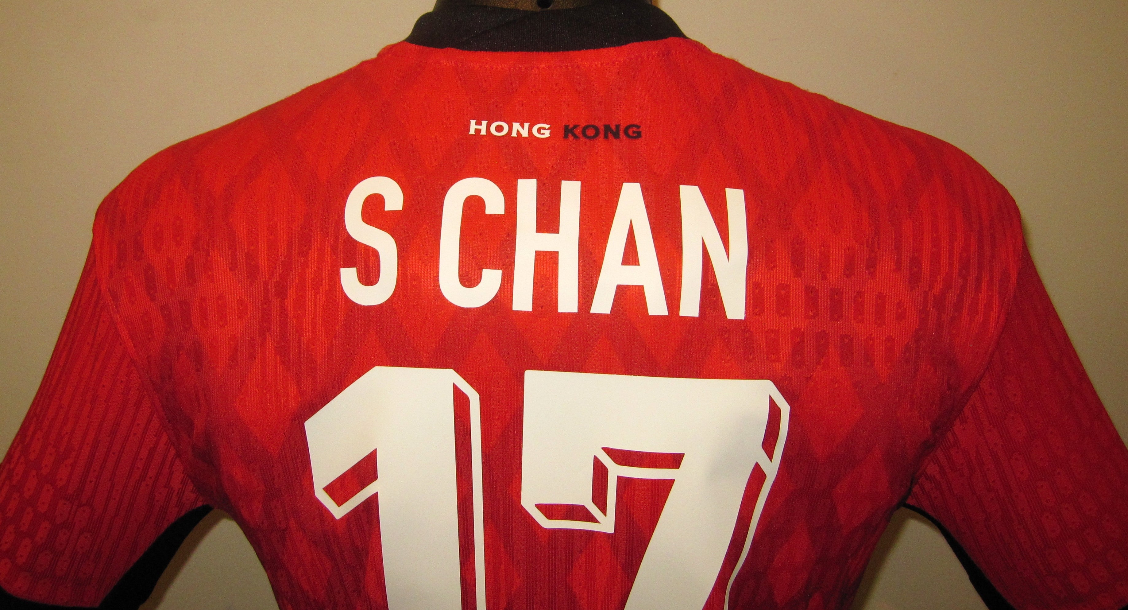 Hong Kong 2024-25 Home (S CHAN #17) Jersey/Shirt