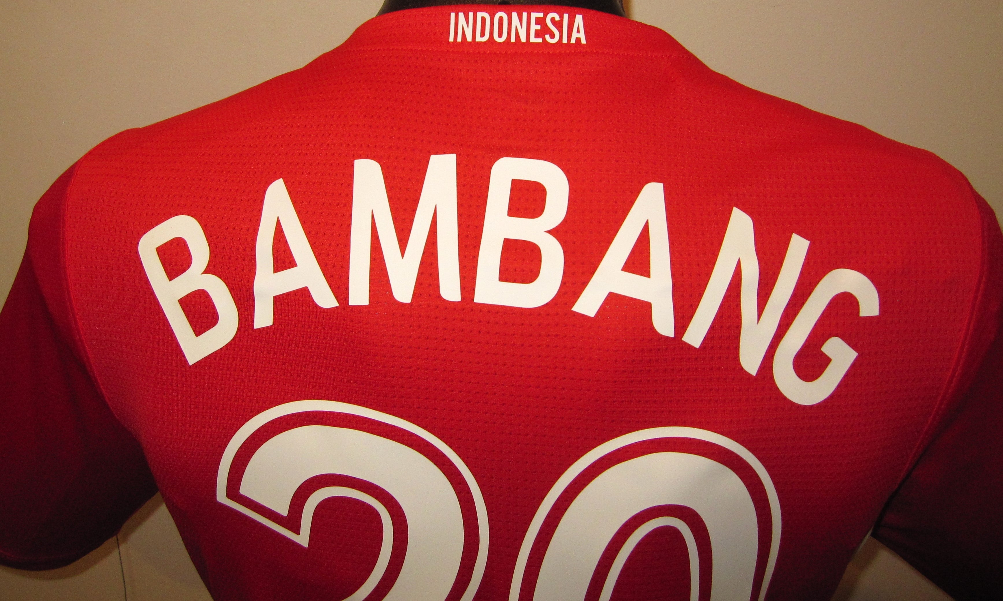 Indonesia 2008-10 Home (BAMBANG #20) Jersey/Shirt