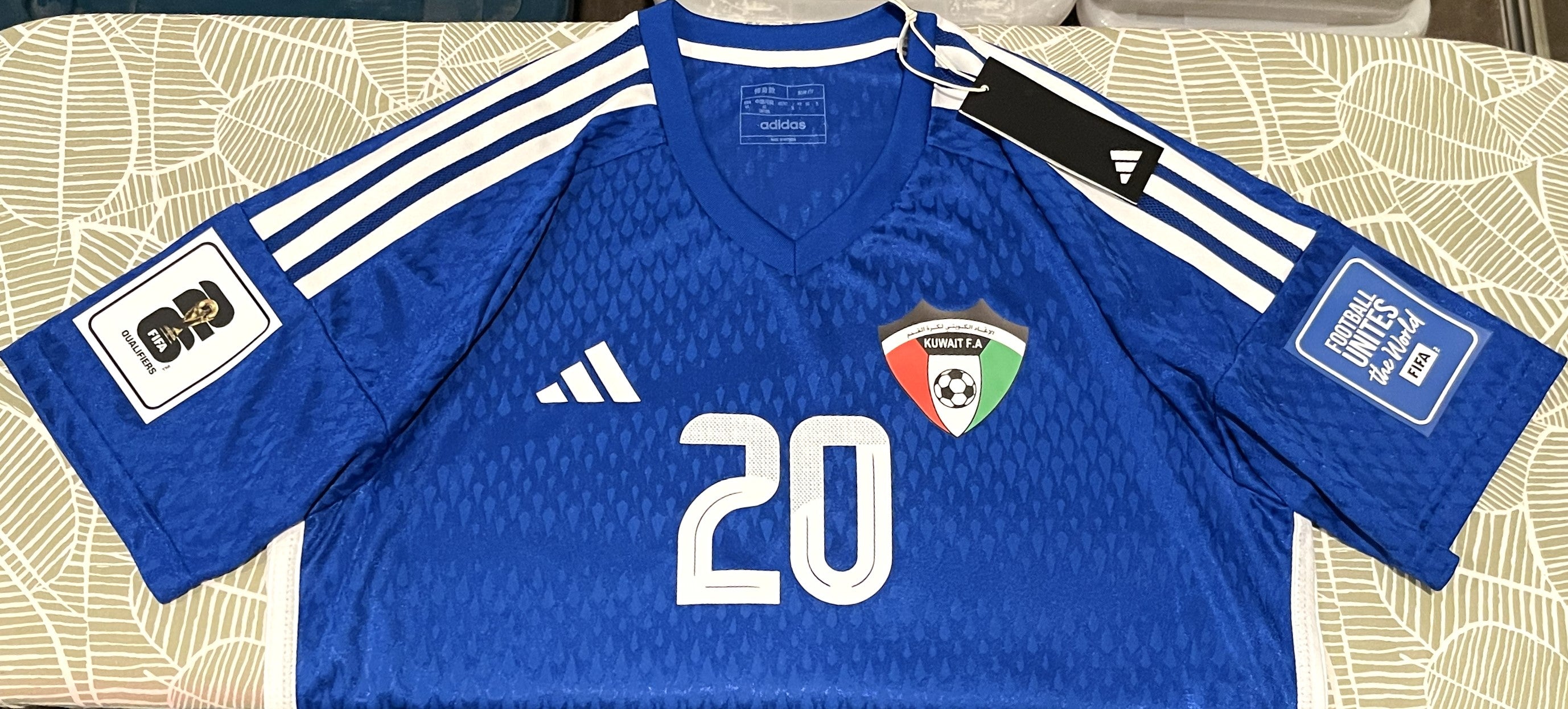Kuwait 2025 Home (#20- NASSER) Jersey/Shirt