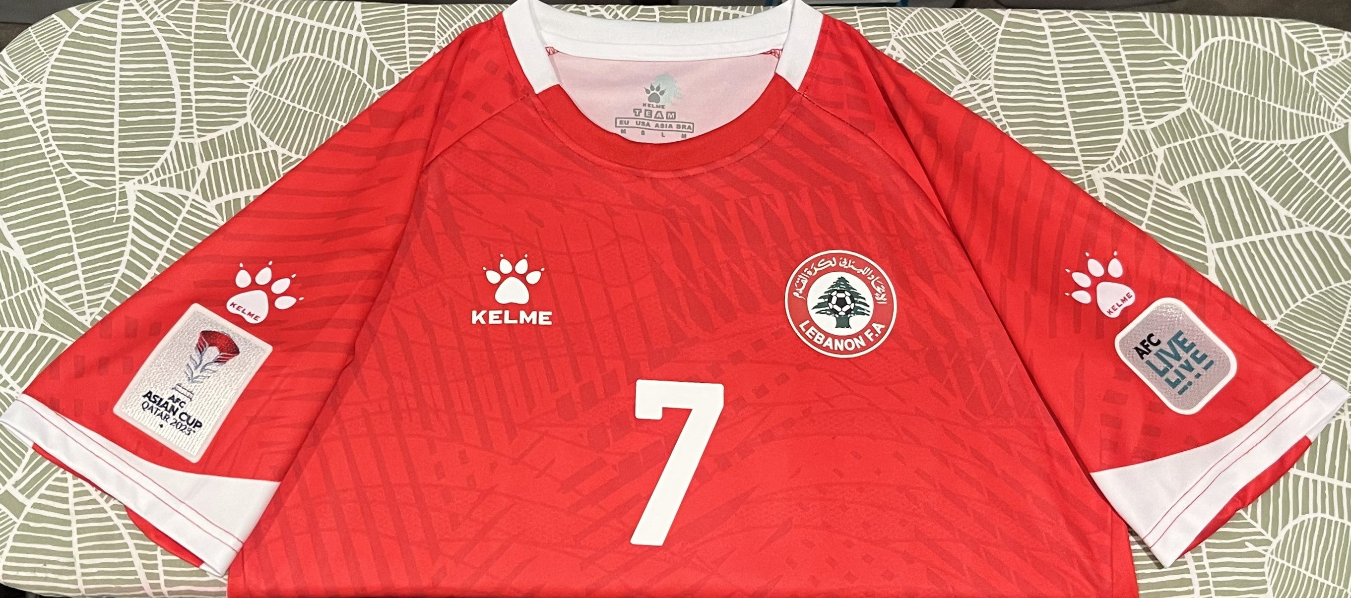 Lebanon 2024-25 Home (H. MAATOUK #7) Jersey/Shirt