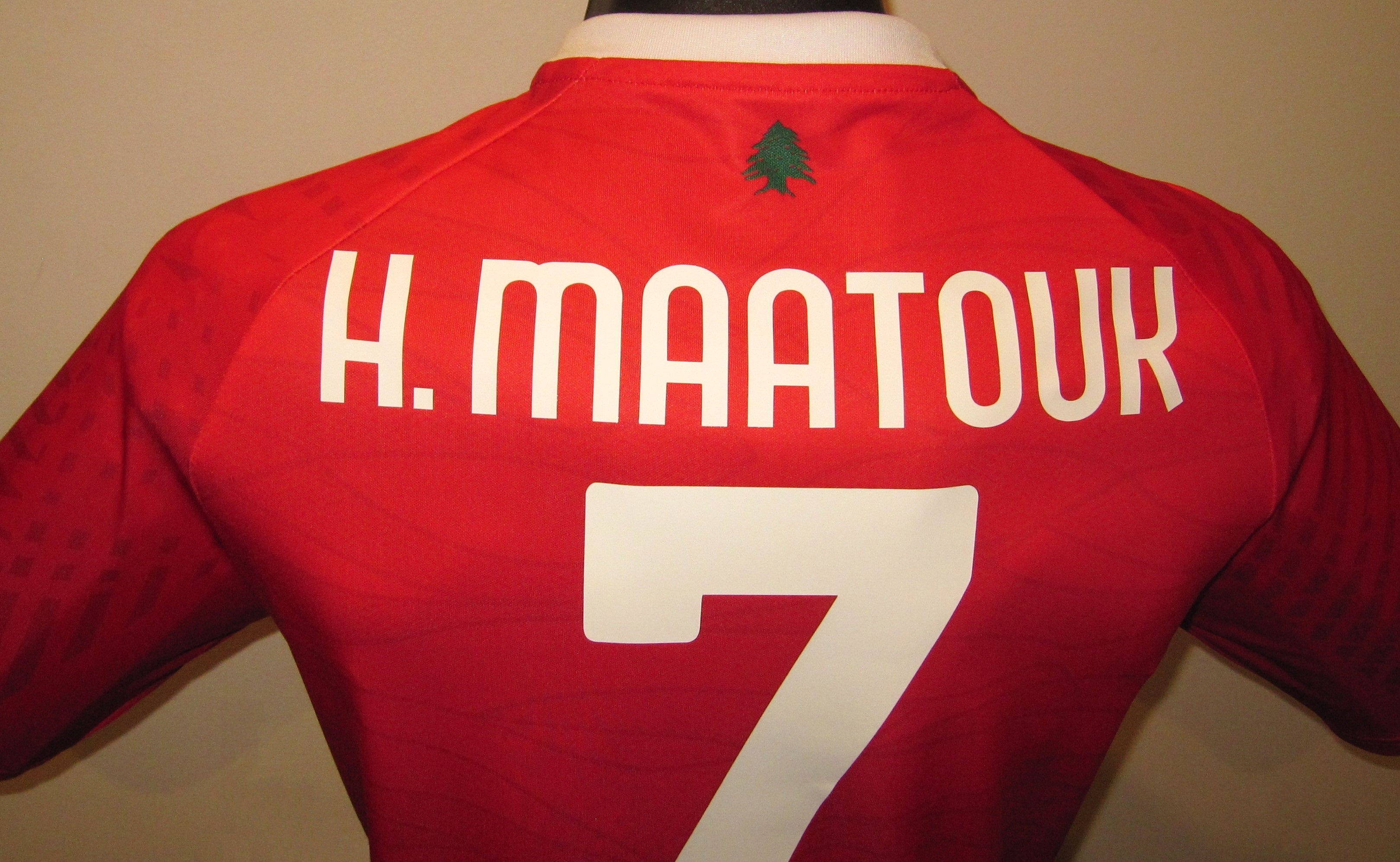 Lebanon 2024-25 Home (H. MAATOUK #7) Jersey/Shirt