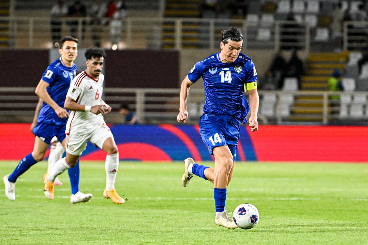 Uzbekistan 2025 Home (SHOMURODOV #14) Jersey/Shirt