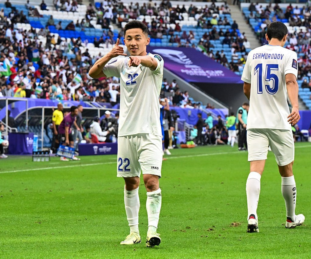 Uzbekistan 2025 Away (FAYZULLAEV #22) Jersey/Shirt