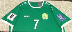 Turkmenistan 2024 Home (#7- AMANOV) Jersey/Shirt