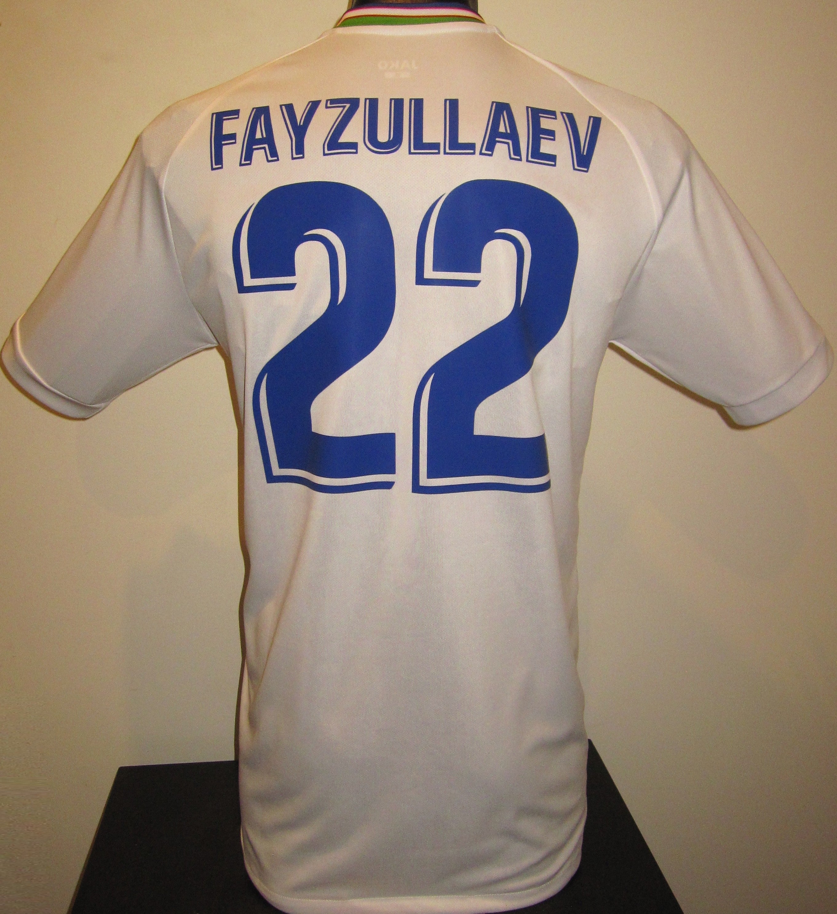 Uzbekistan 2025 Away (FAYZULLAEV #22) Jersey/Shirt