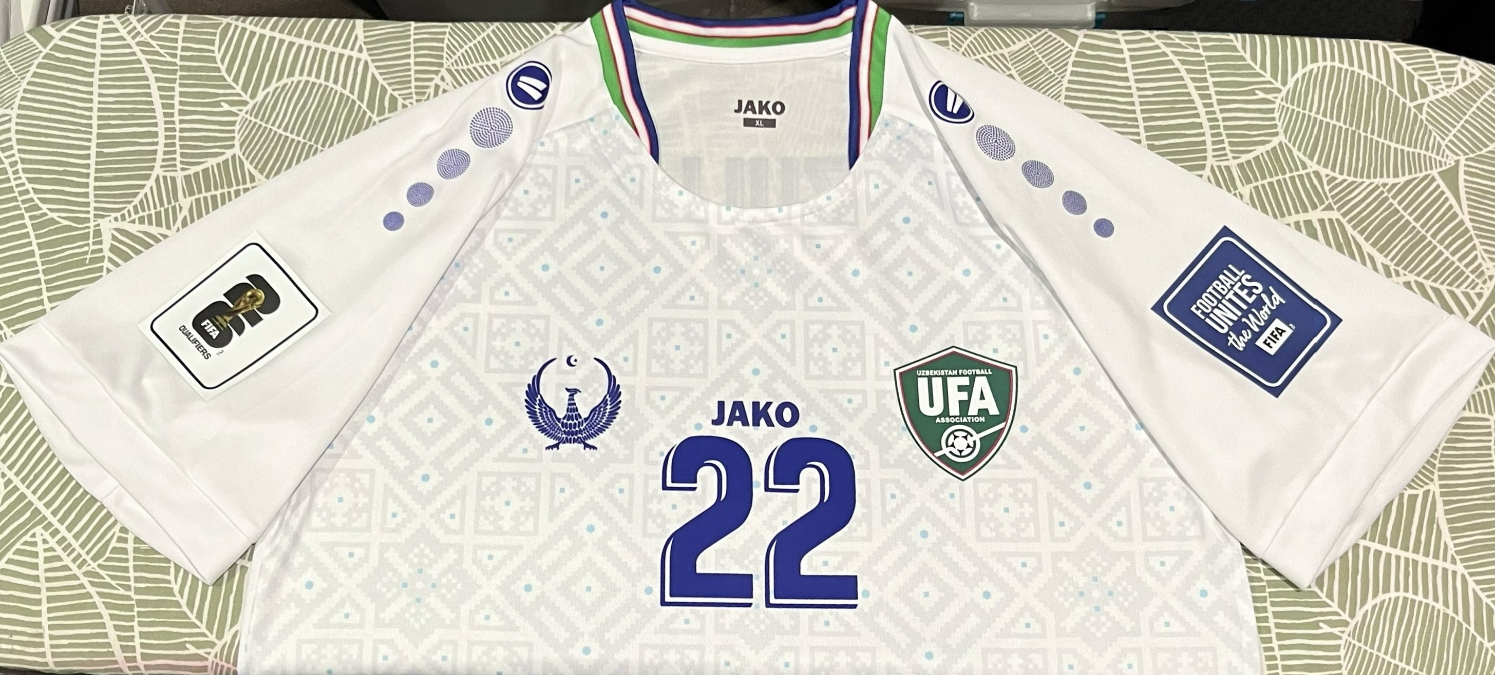Uzbekistan 2025 Away (FAYZULLAEV #22) Jersey/Shirt
