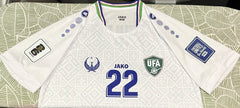Uzbekistan 2025 Away (FAYZULLAEV #22) Jersey/Shirt