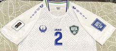 Uzbekistan 2025 Away (KHUSANOV #2) Jersey/Shirt