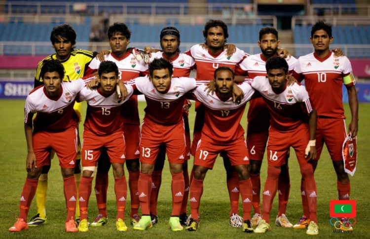 Maldives 2014 Home (ASHFAQ #7) Jersey/Shirt