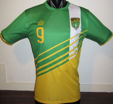 British Virgin Islands 2017-18 Home (#9- JOHNSON) Jersey/Shirt