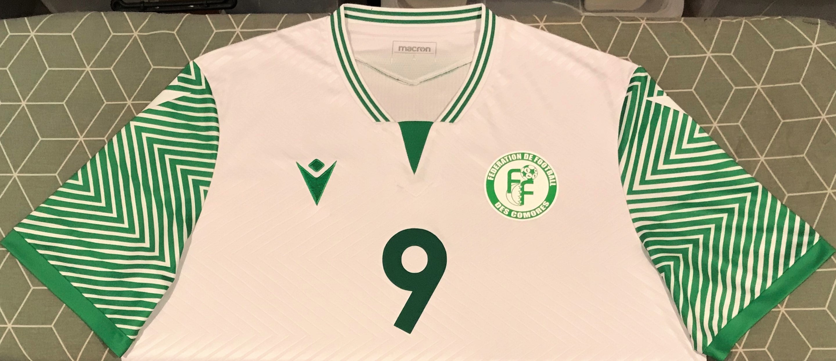 Comoros 2020-21 Away (#9- DJOUDJA) Jersey/Shirt