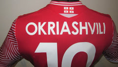 Georgia 2022 Home (OKRIASHVILI #10) Jersey/Shirt