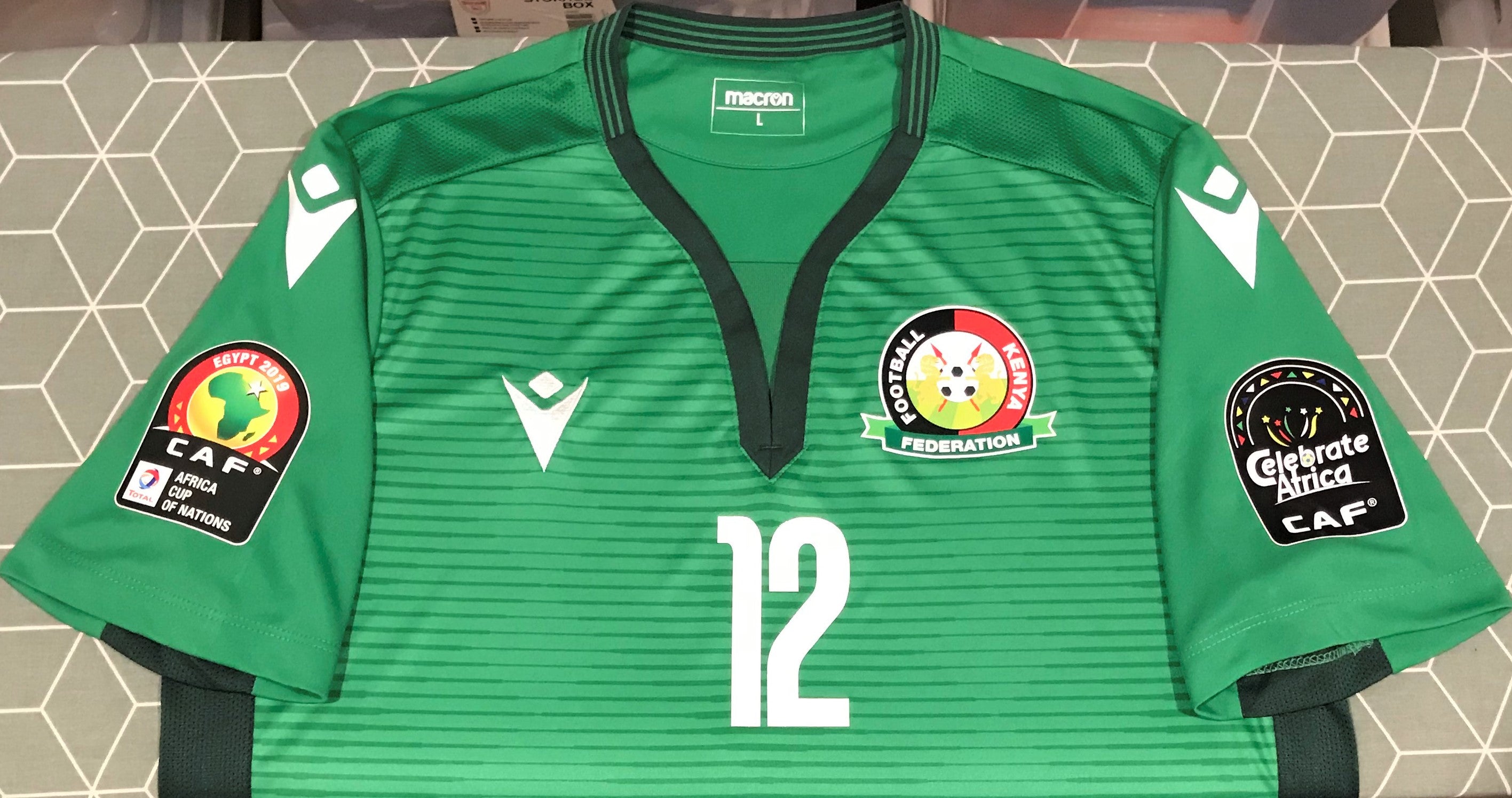 Kenya 2019 Home (WANYAMA #12) Jersey/Shirt – Global Jerseys