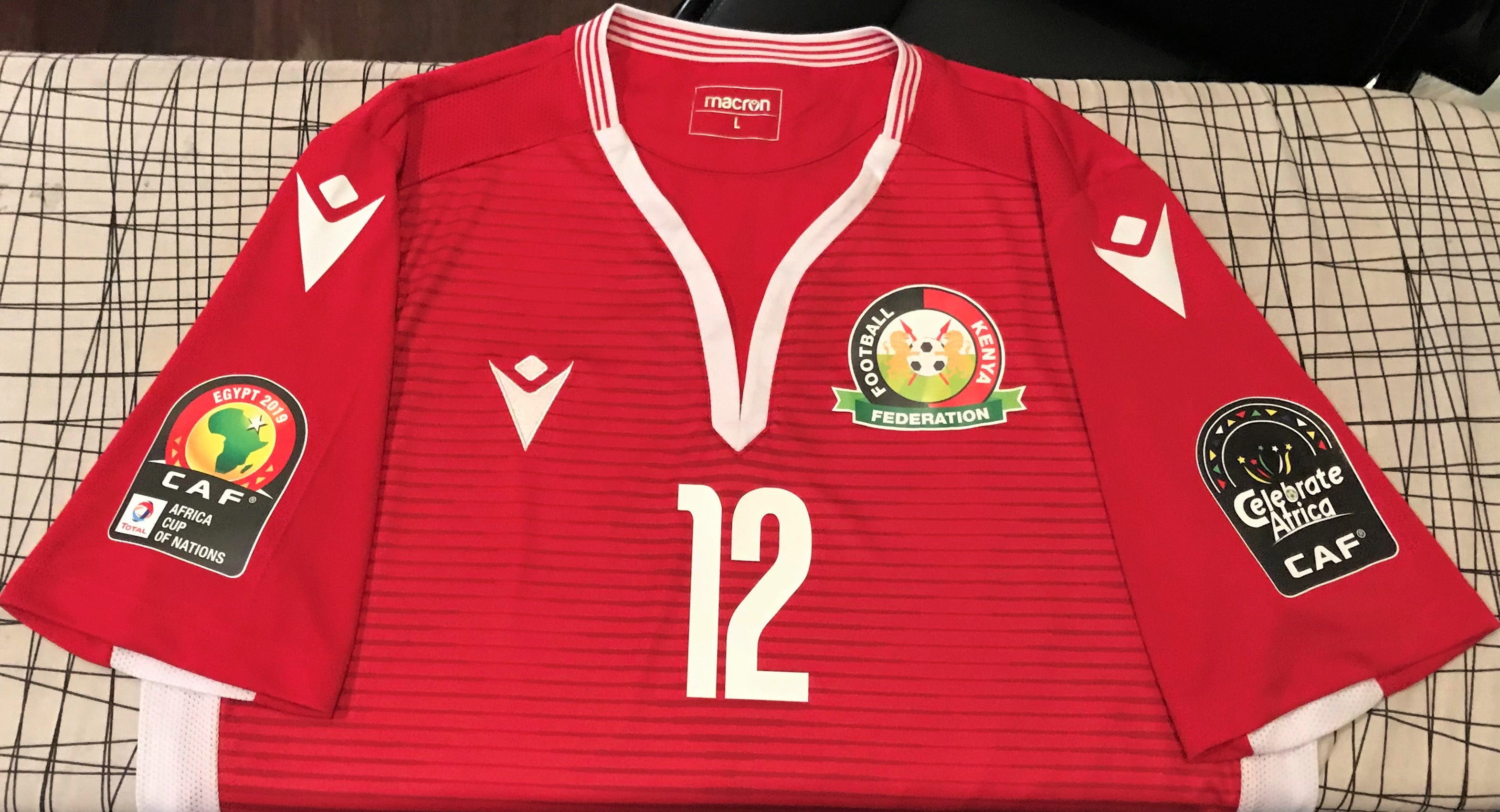 Kenya 2019 Home (WANYAMA #12) Jersey/Shirt