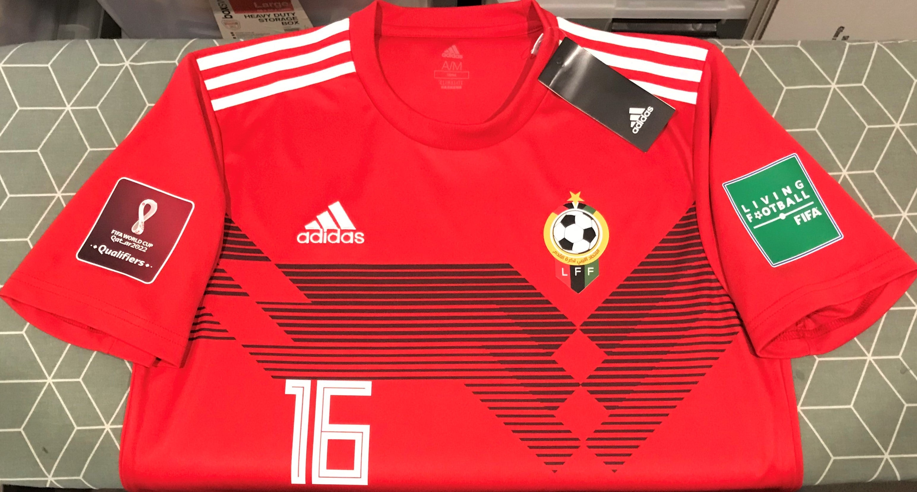 Libya 2021-22 Home (#16- ELMUSRATI) Jersey/Shirt