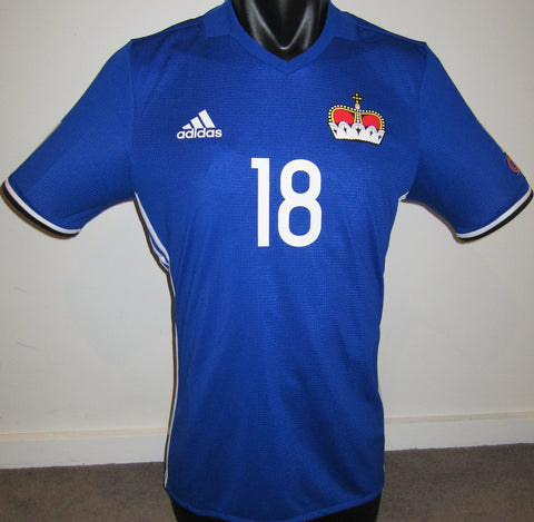 Liechtenstein 2016-17 Home (HASLER #18) Jersey/Shirt