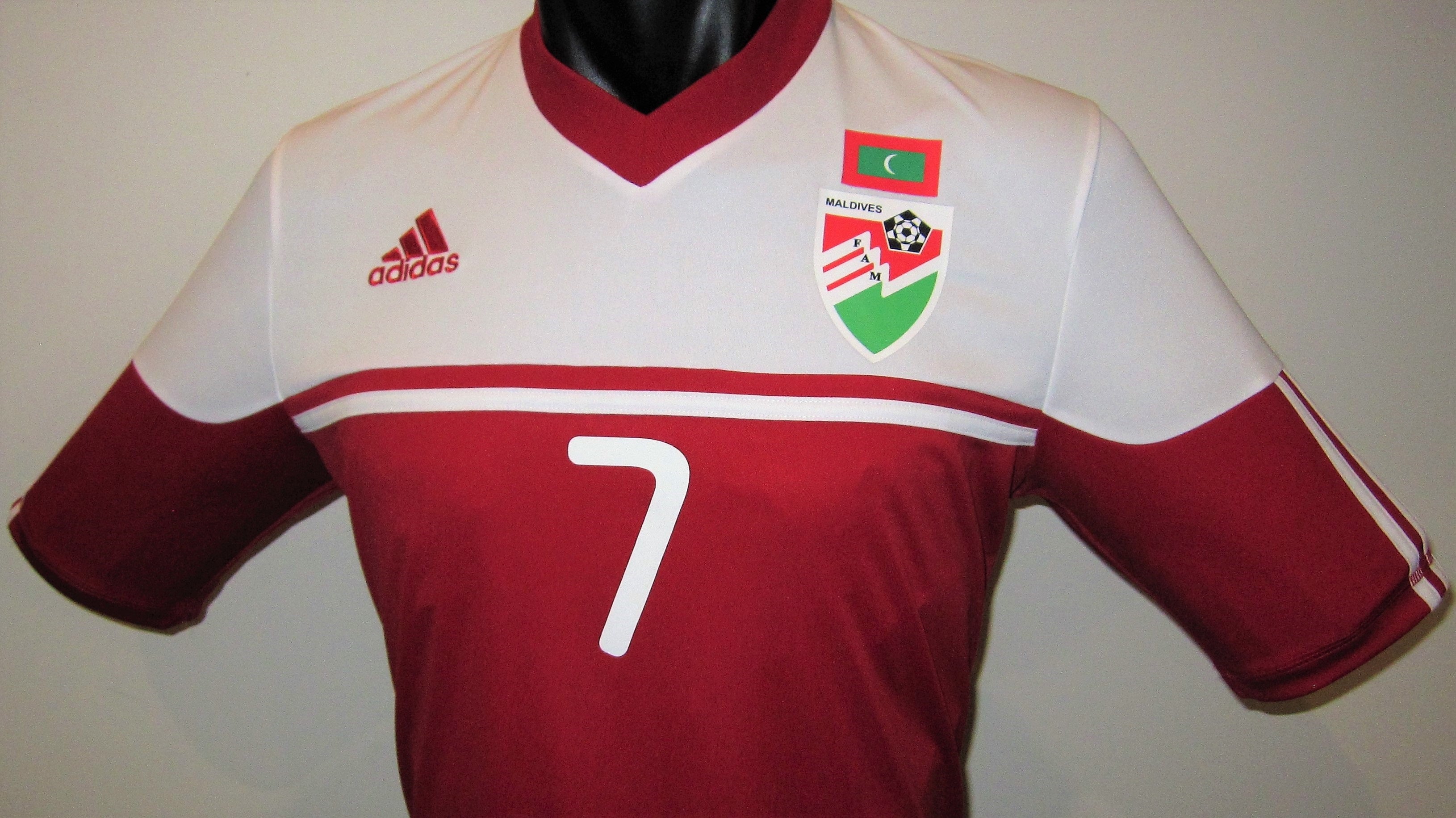 Maldives 2014 Home (ASHFAQ #7) Jersey/Shirt