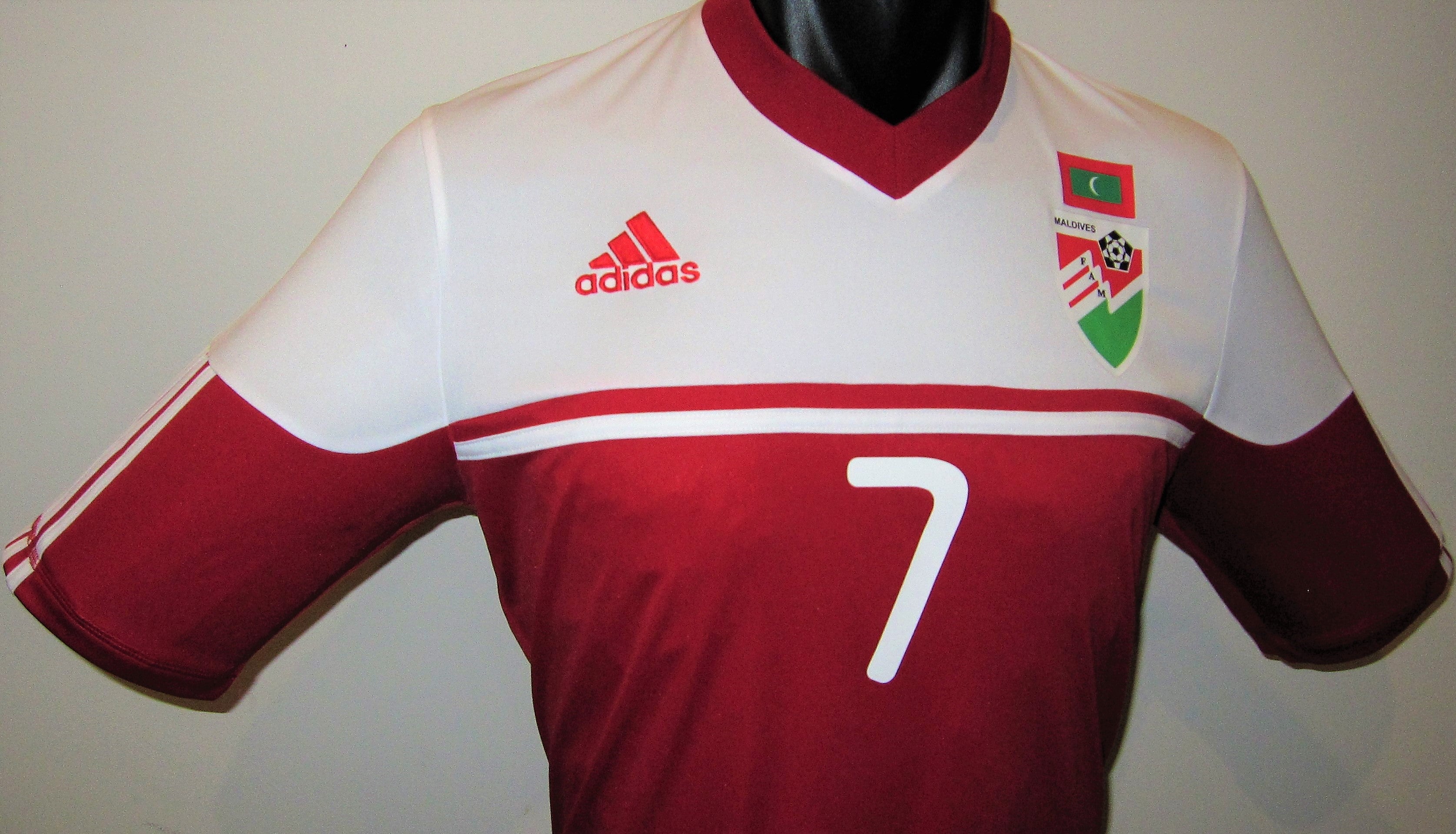Maldives 2014 Home (ASHFAQ #7) Jersey/Shirt