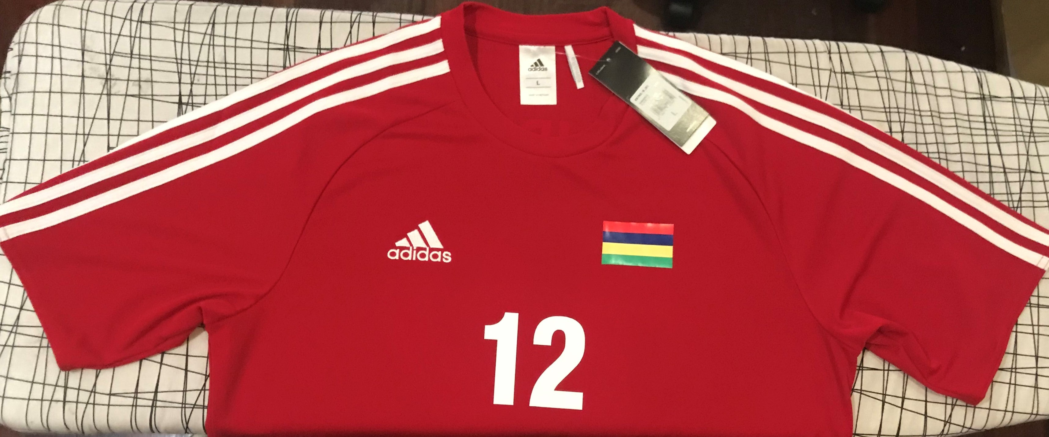Mauritius 2019 Home (#12- BRU) Jersey/Shirt