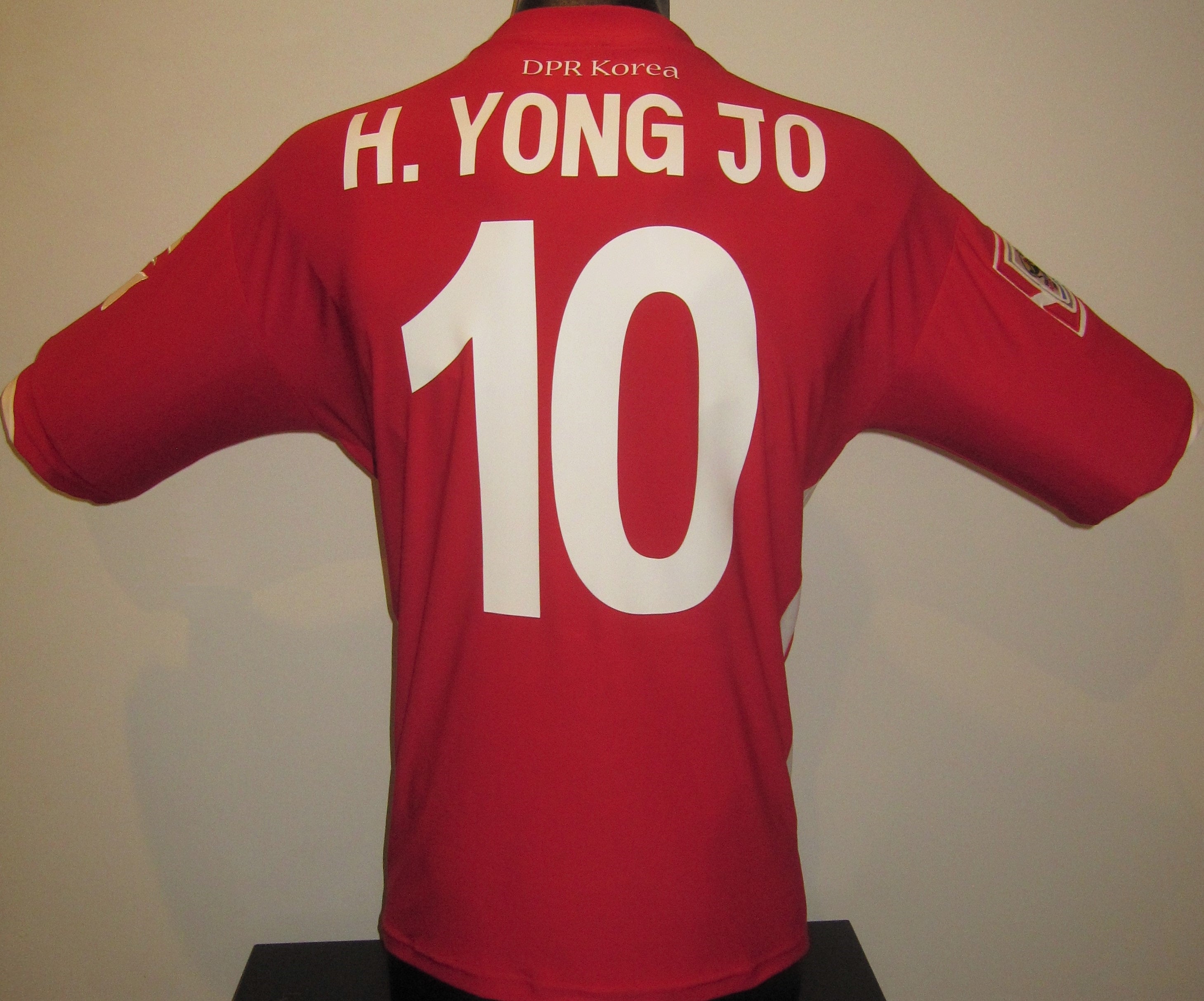 North Korea 2010 Home (H. YONG JO #10) Jersey/Shirt