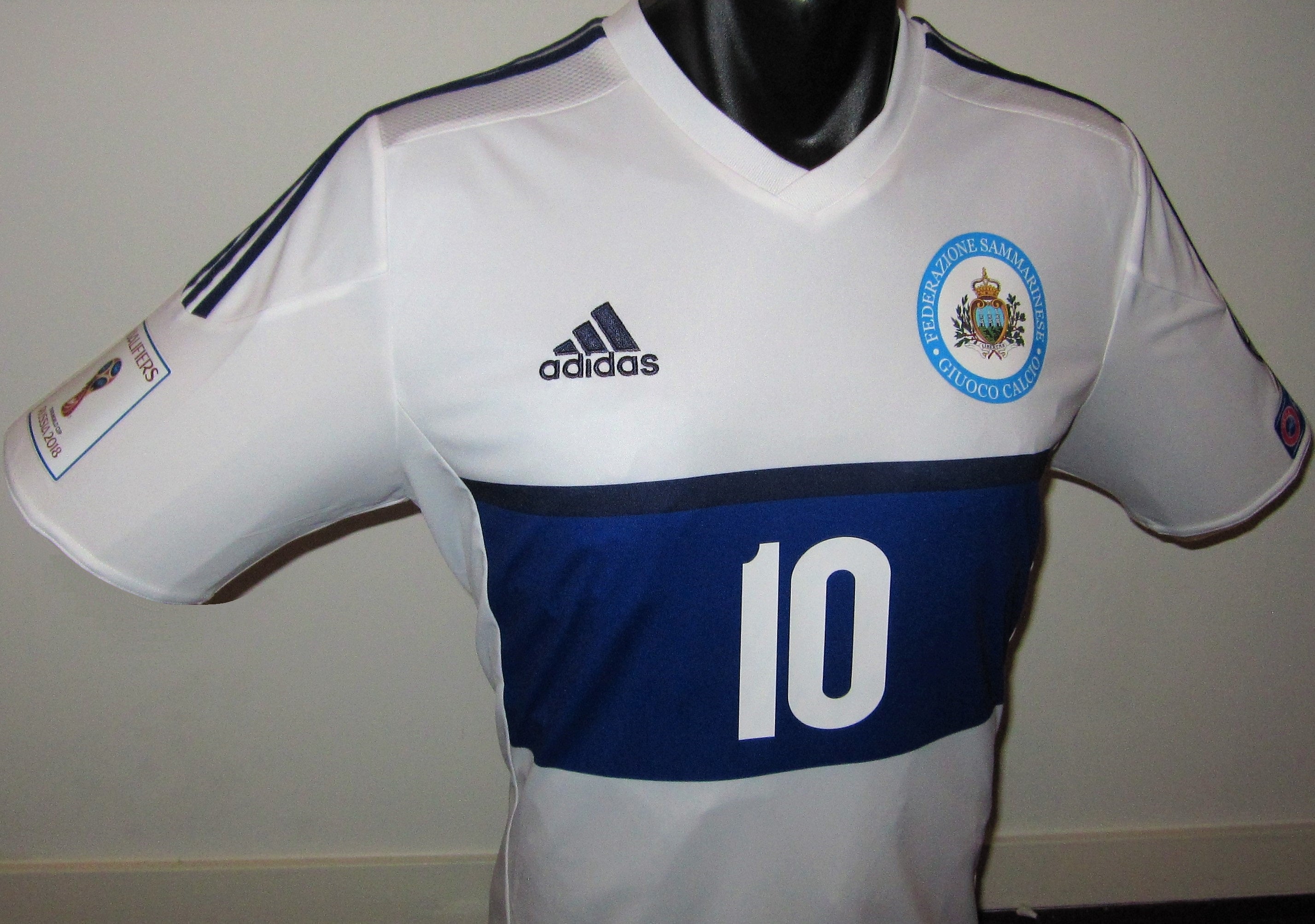 San Marino 2016-17 Away (#10- SELVA) Jersey/Shirt