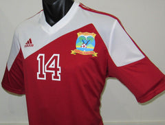 Seychelles 2013-14 Home (#14 HALL) Jersey/Shirt