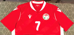 Tajikistan 2022-23 Home (#7- UMARBAYEV) Jersey/Shirt