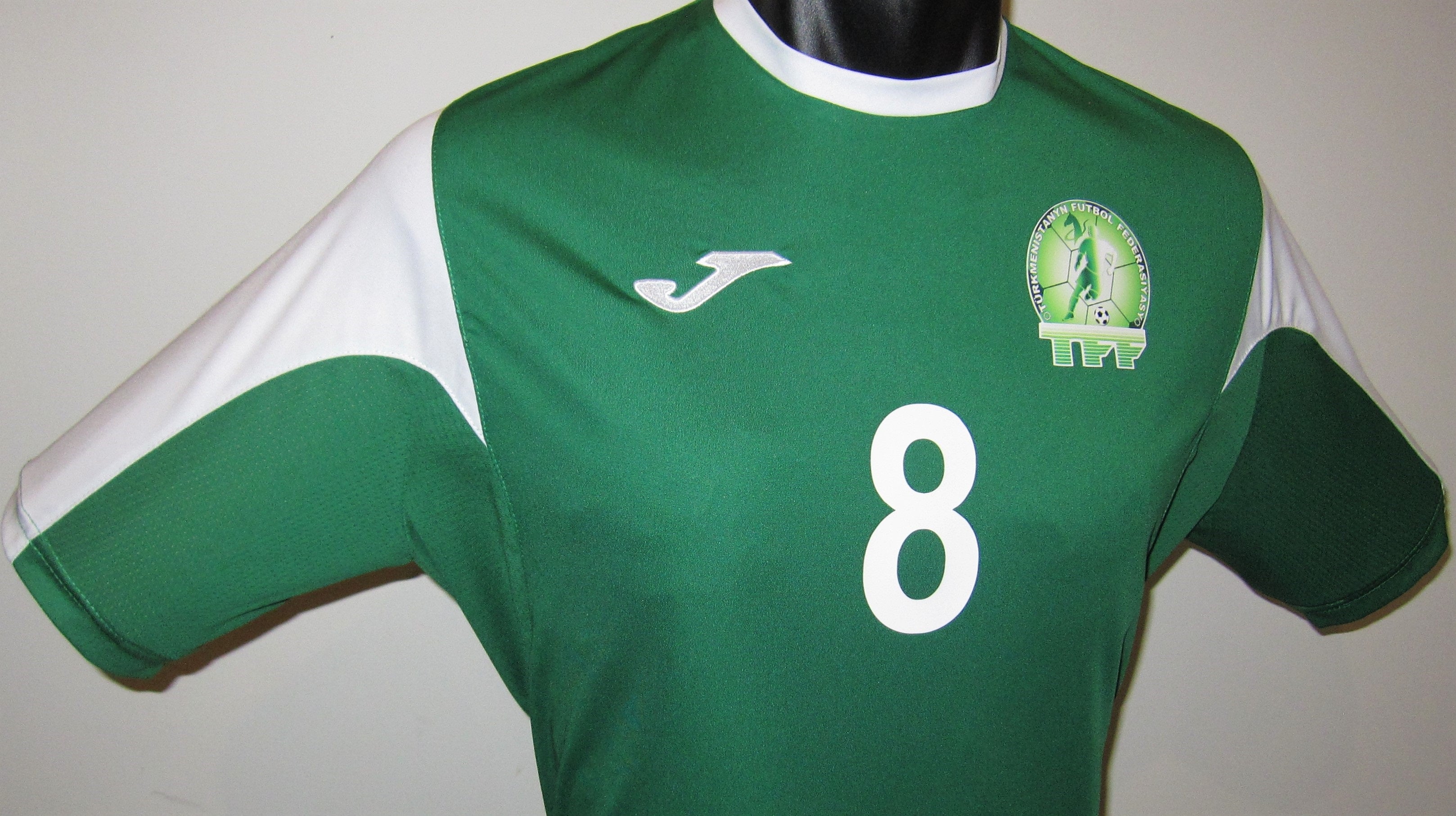 Turkmenistan 2016-17 Home (MINGAZOV #8) Jersey/Shirt